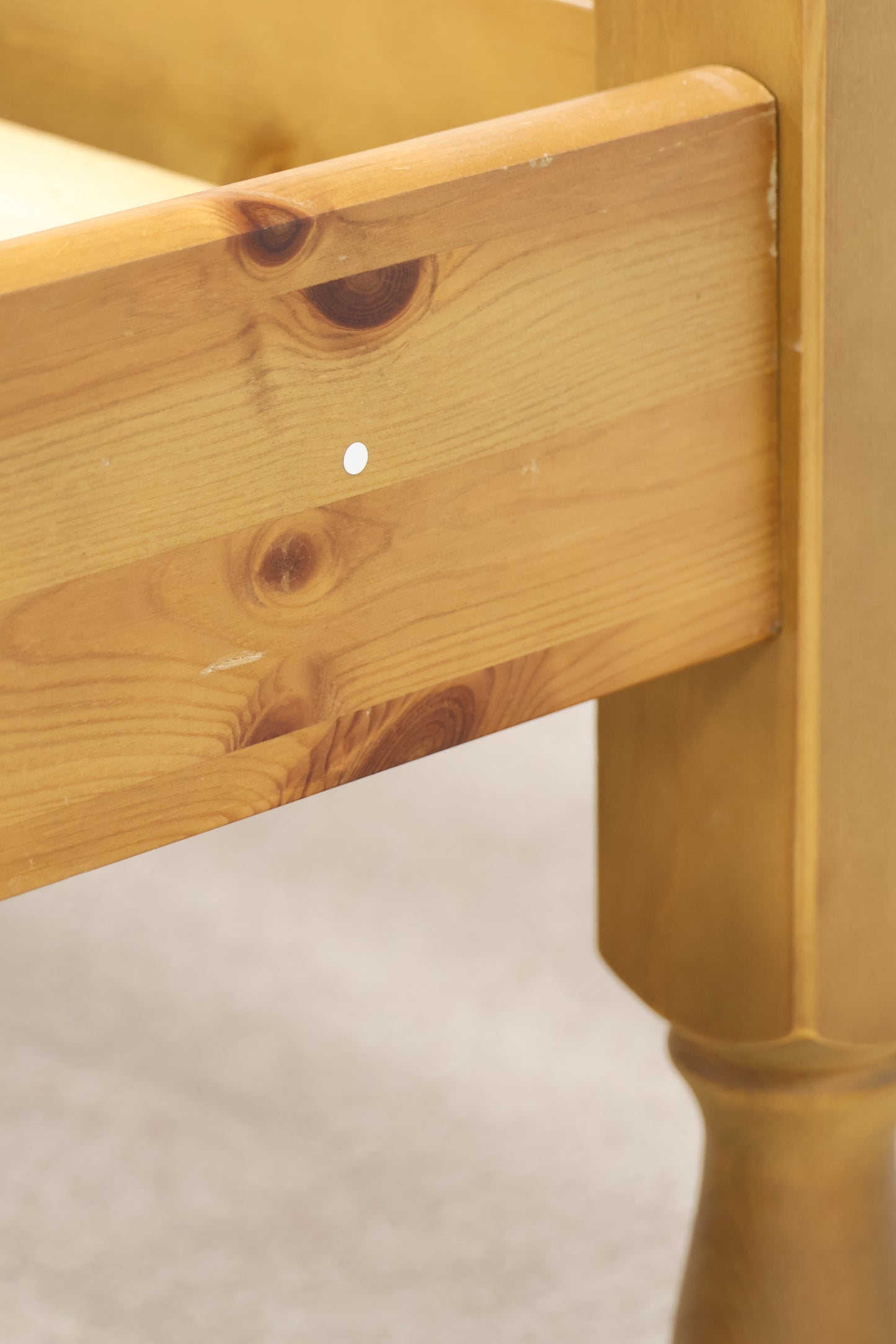 'Antique' Pine Double Bed