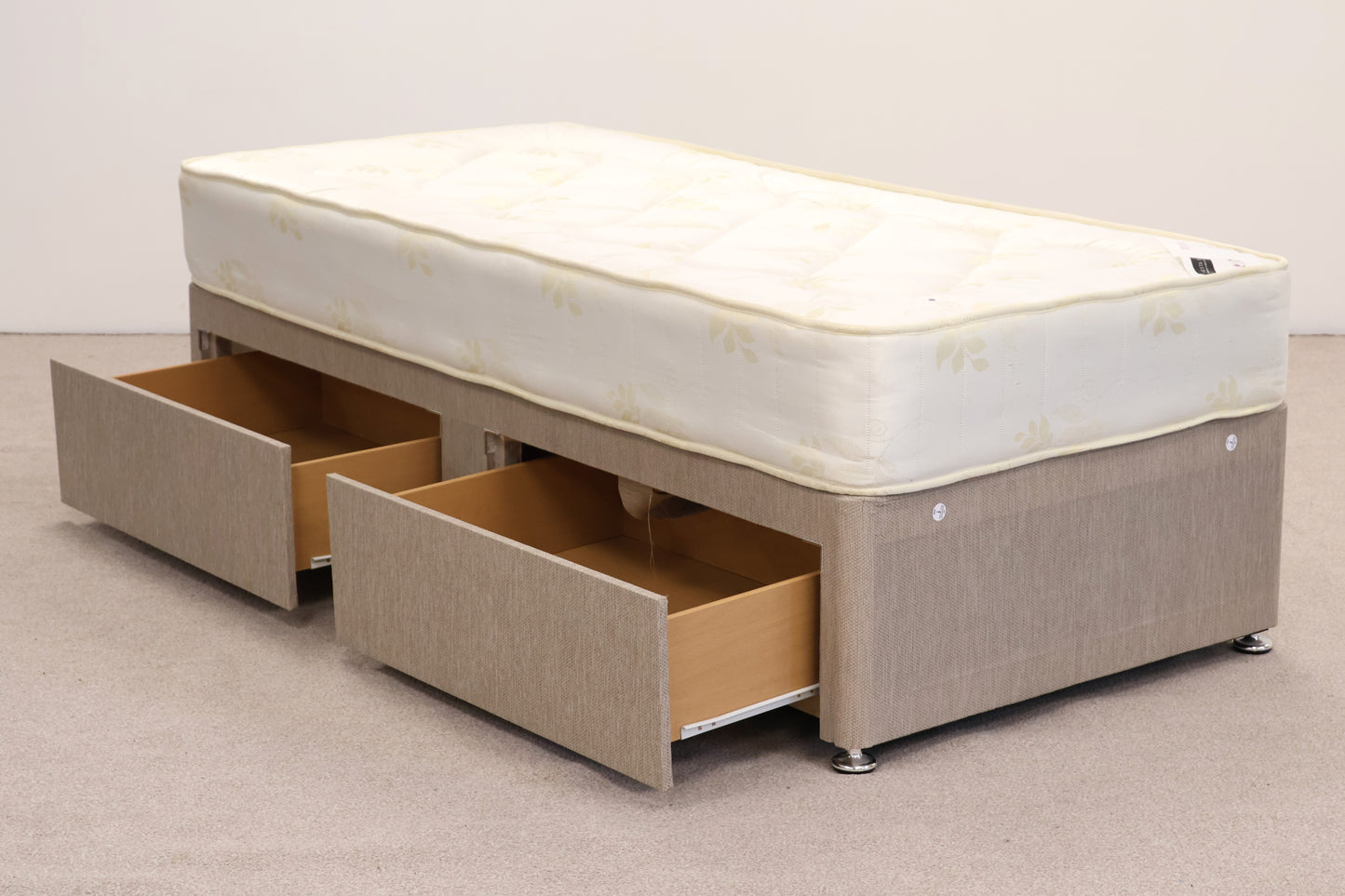 Divan Single Bed and Mattress
