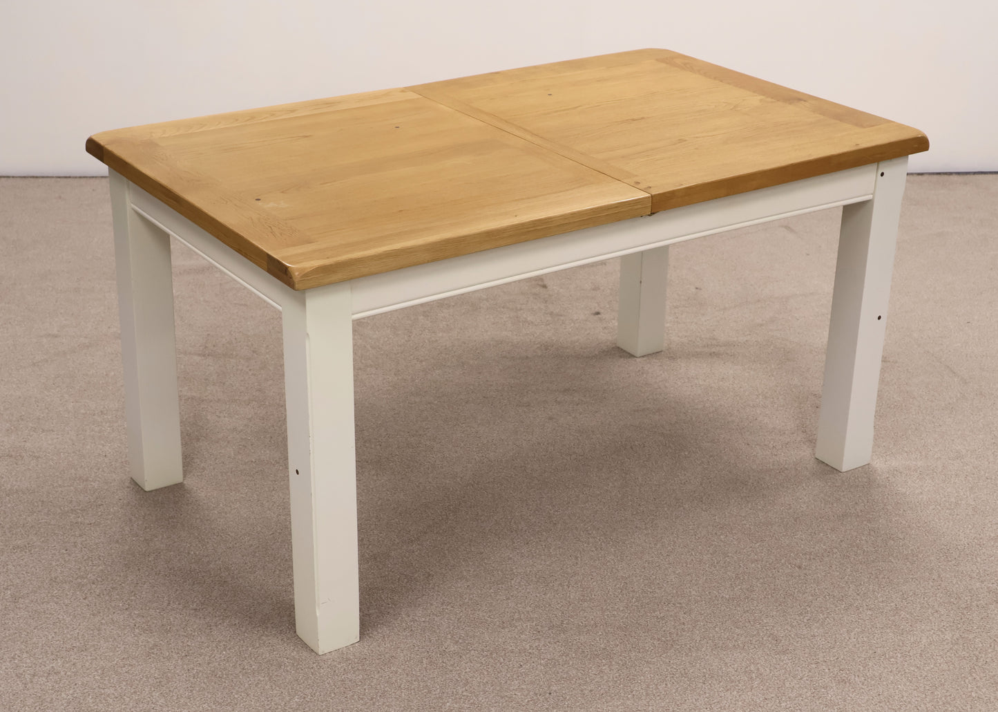 Oak Dining Table and Six Chairs