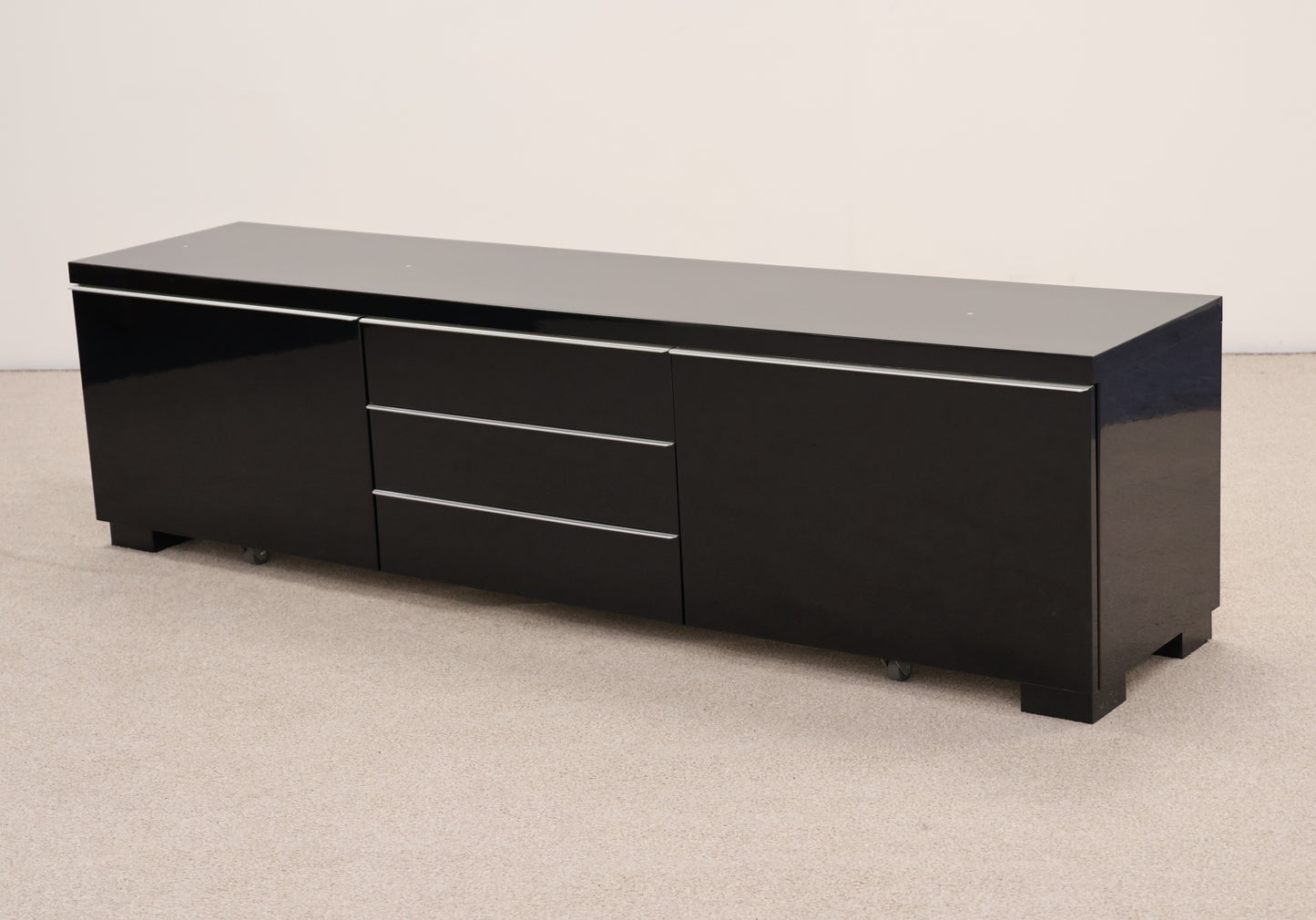 Black Gloss Tv Unit by Ikea