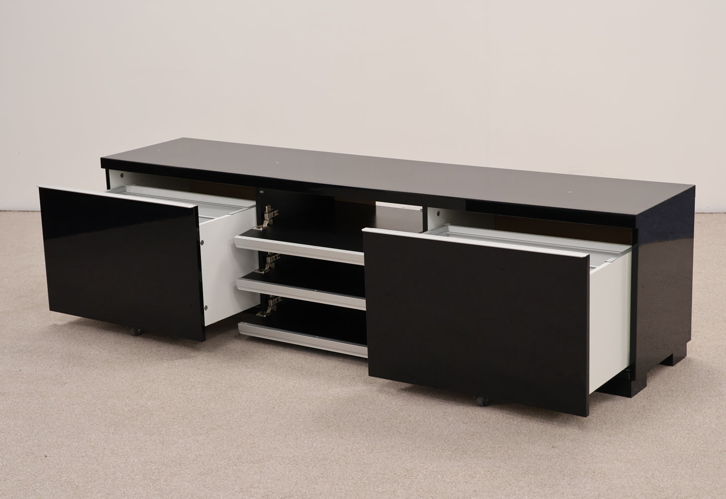 Black Gloss Tv Unit by Ikea