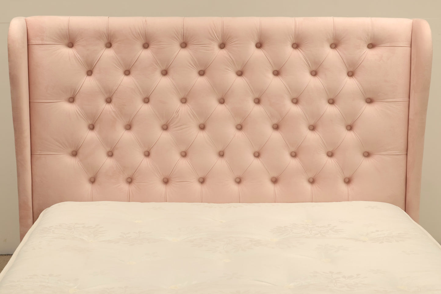 Pink Plush King-size Bed