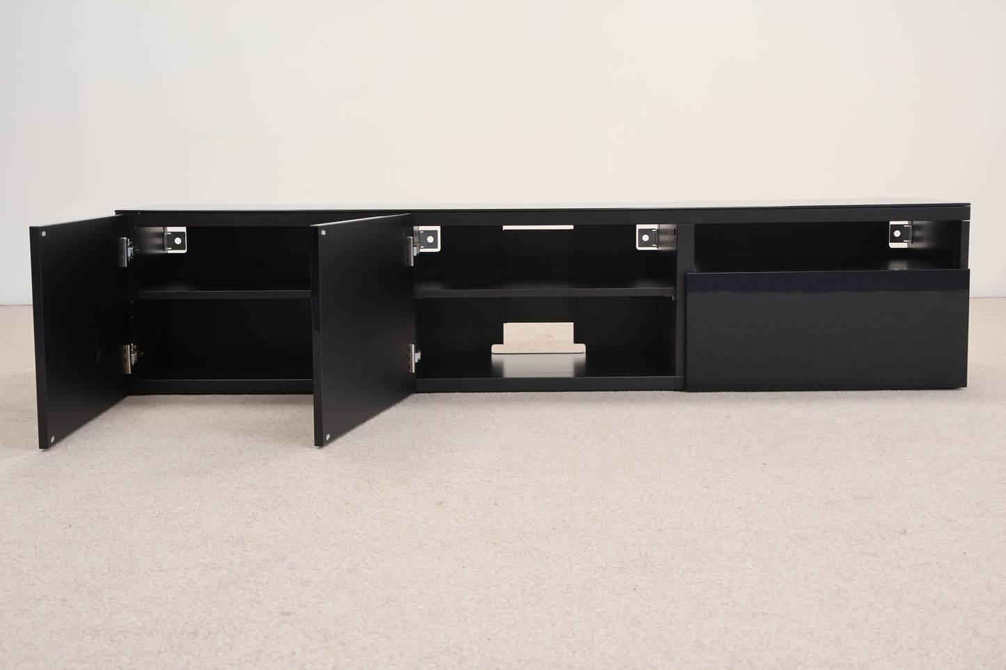 Black Gloss Tv Unit by Ikea