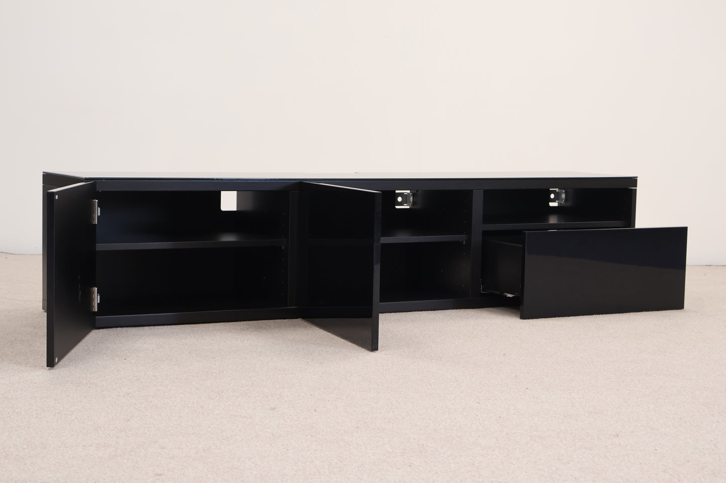Black Gloss Tv Unit by Ikea