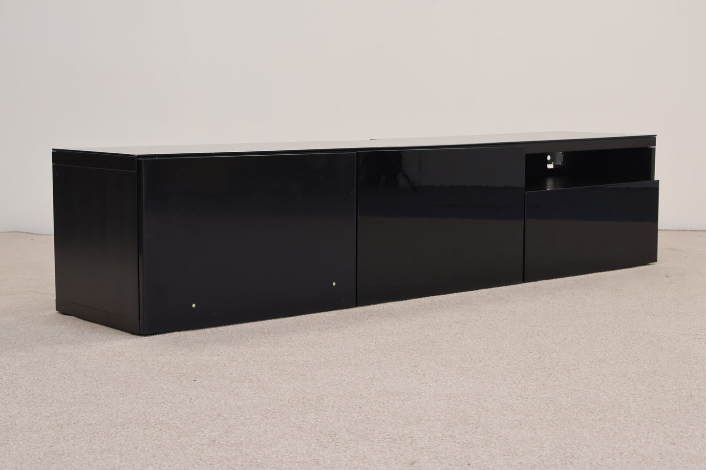 Black Gloss Tv Unit by Ikea
