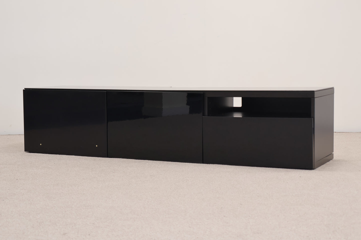 Black Gloss Tv Unit by Ikea