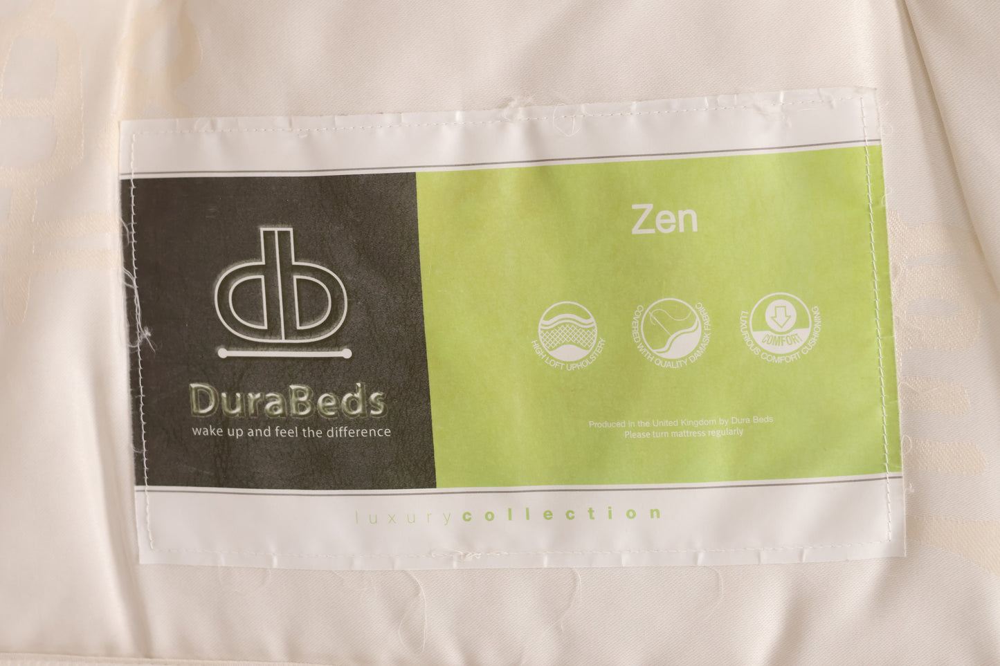 Sanitised Small Double Mattress by Durabeds