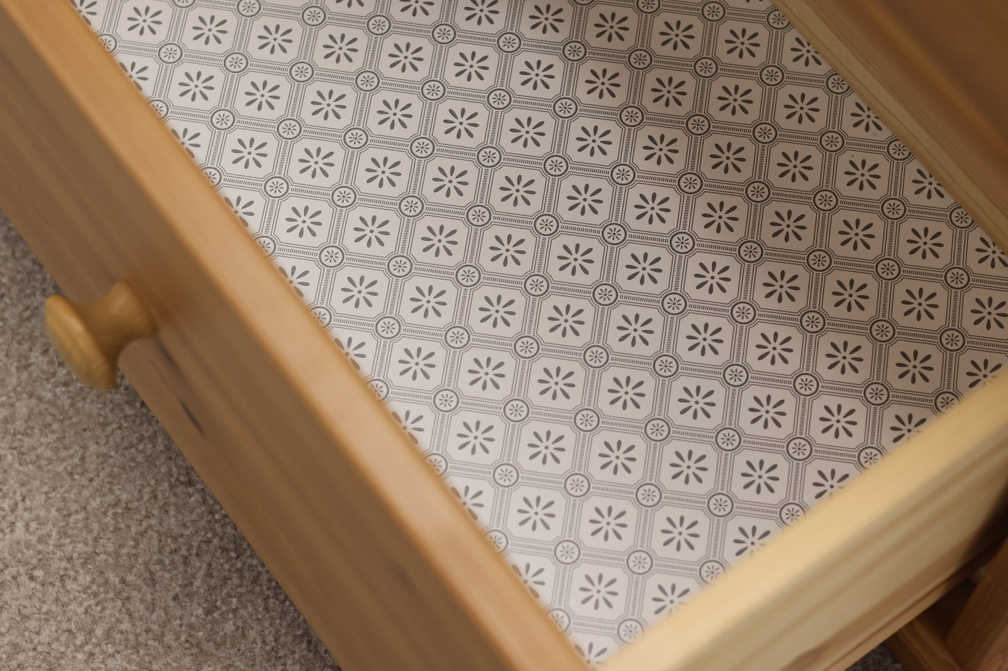 Pine Bedside Table