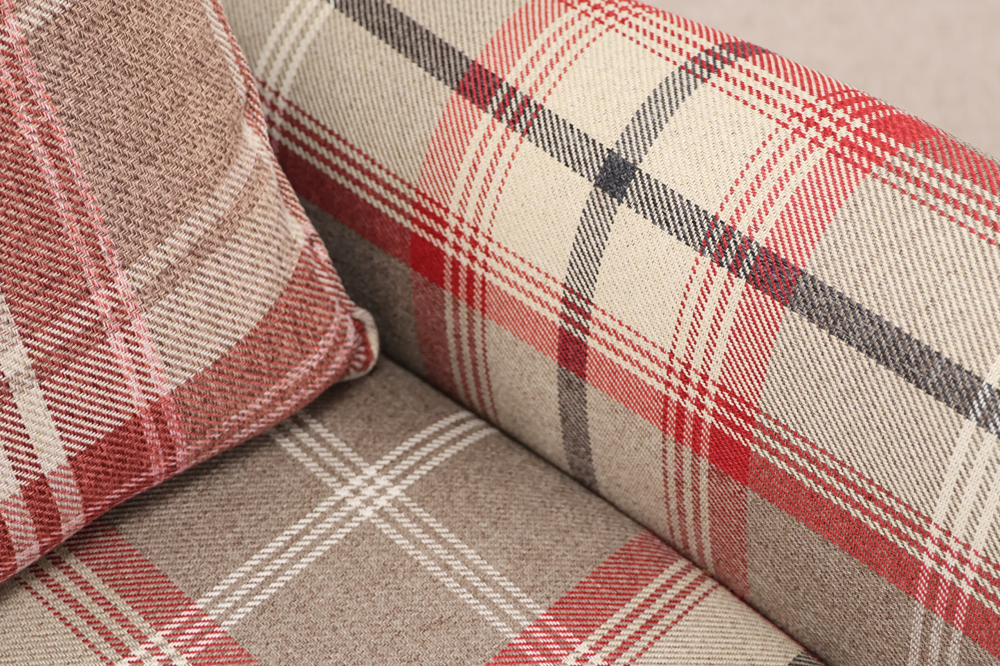 Armchair with 'Balmoral Check Pattern'