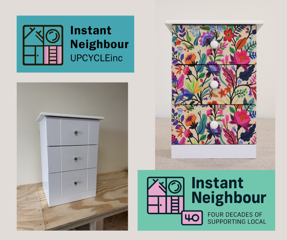 Upcycled Bedside Table
