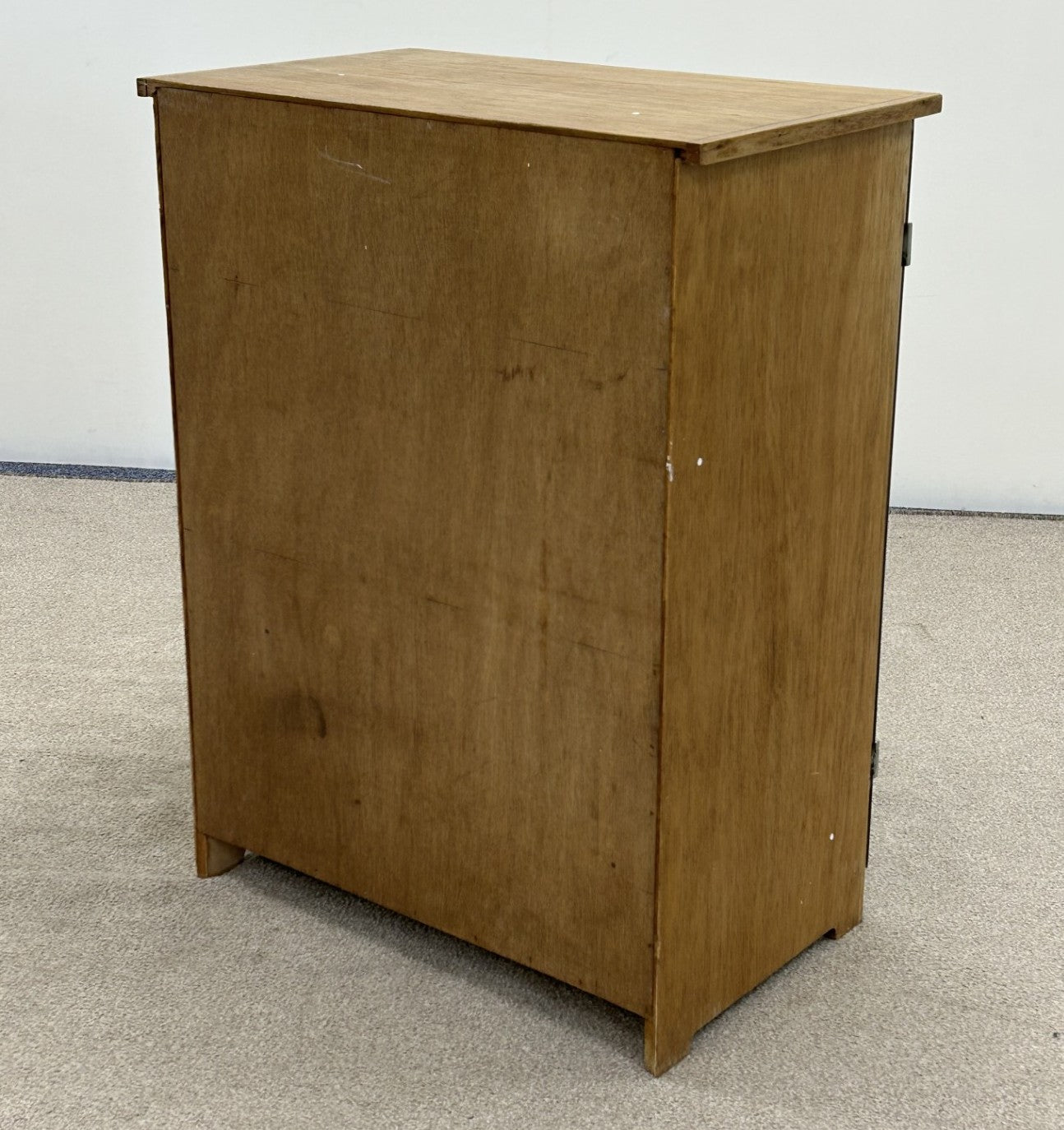 Teak Unit W/Glass Doors