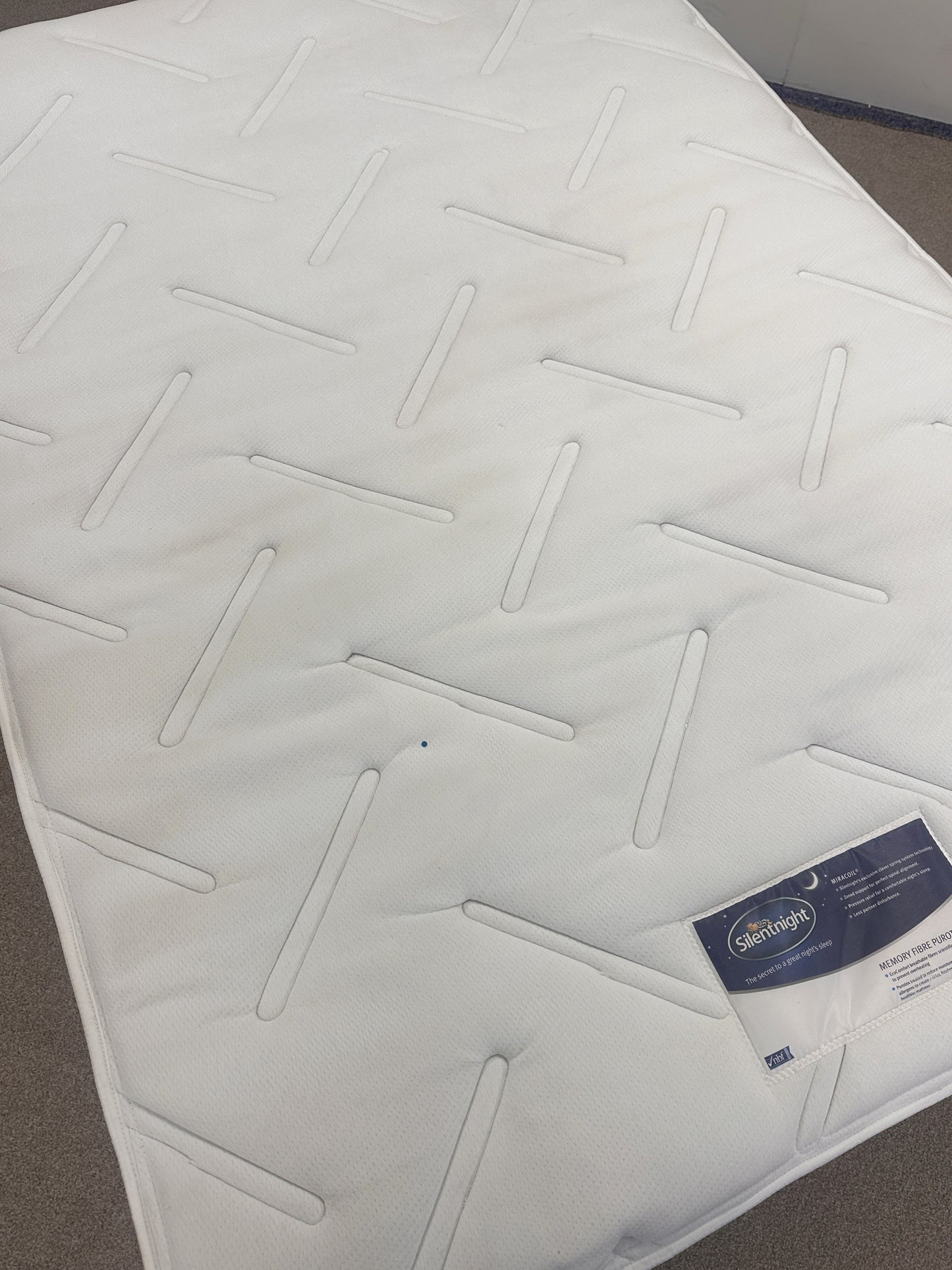Double Divan with Storage & Sanitised 'Silent Night' Mattress