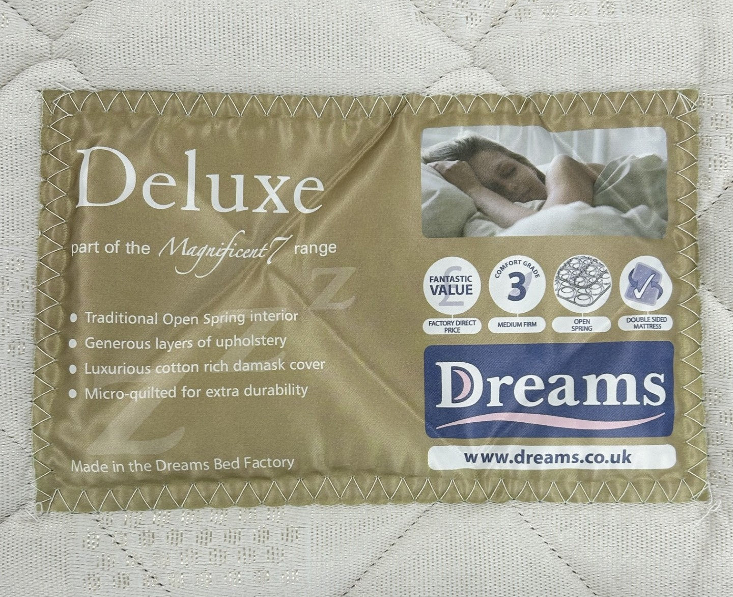 Double Bed With Mattress by Dreams