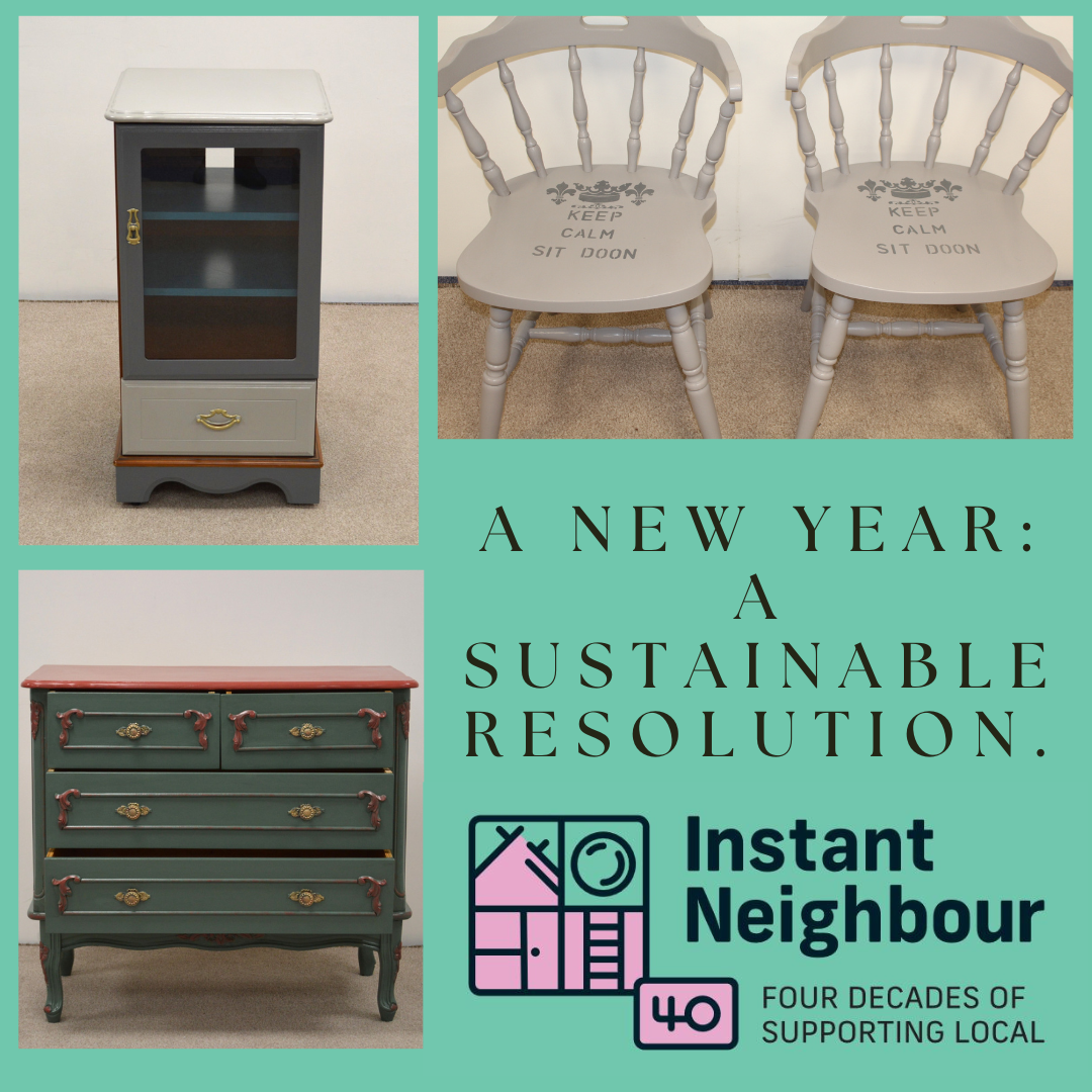 A New Years Resolution: Sustainability with Faith in Buying Re-use.