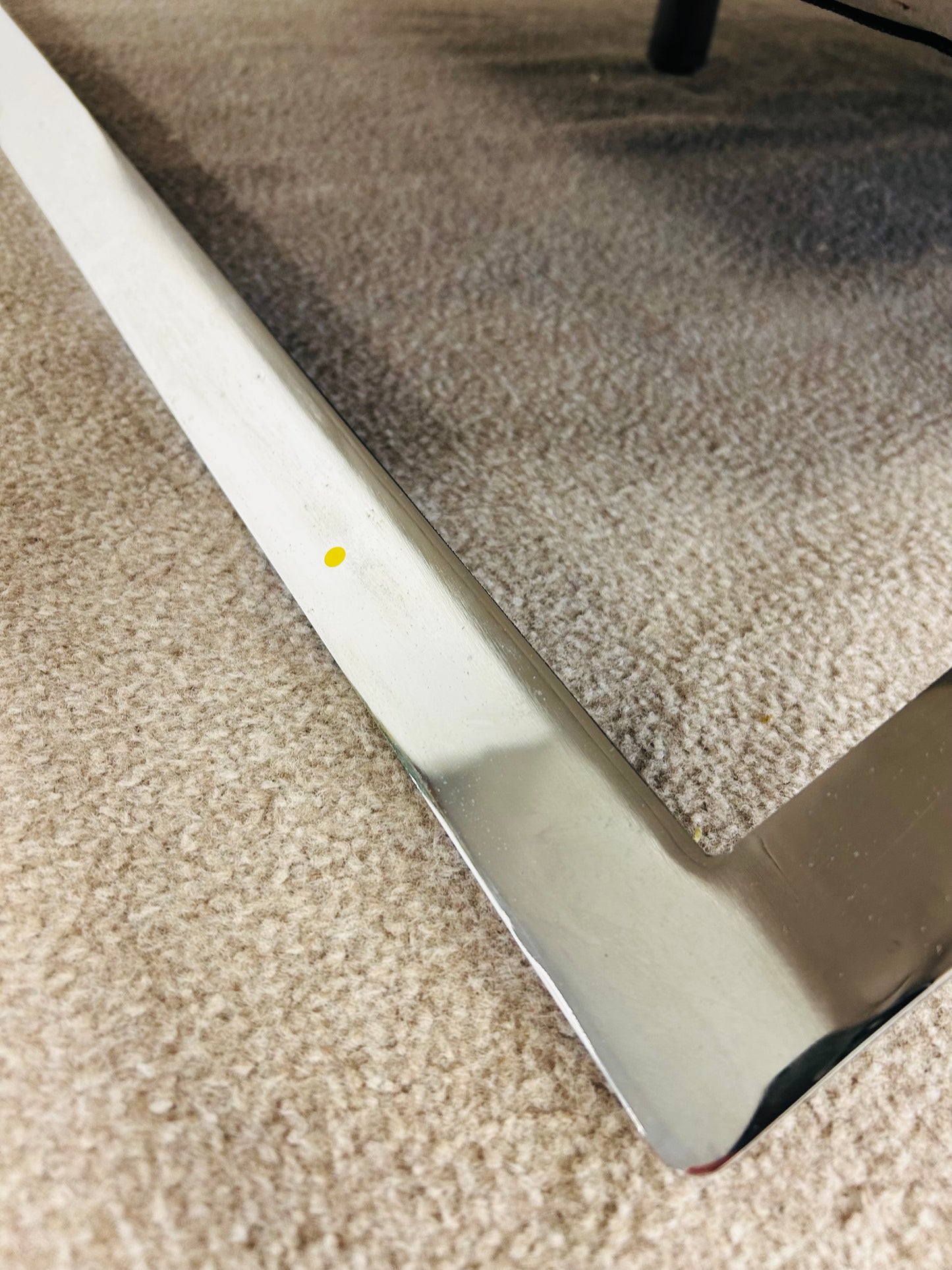 Grey Two Seat Leather Sofa