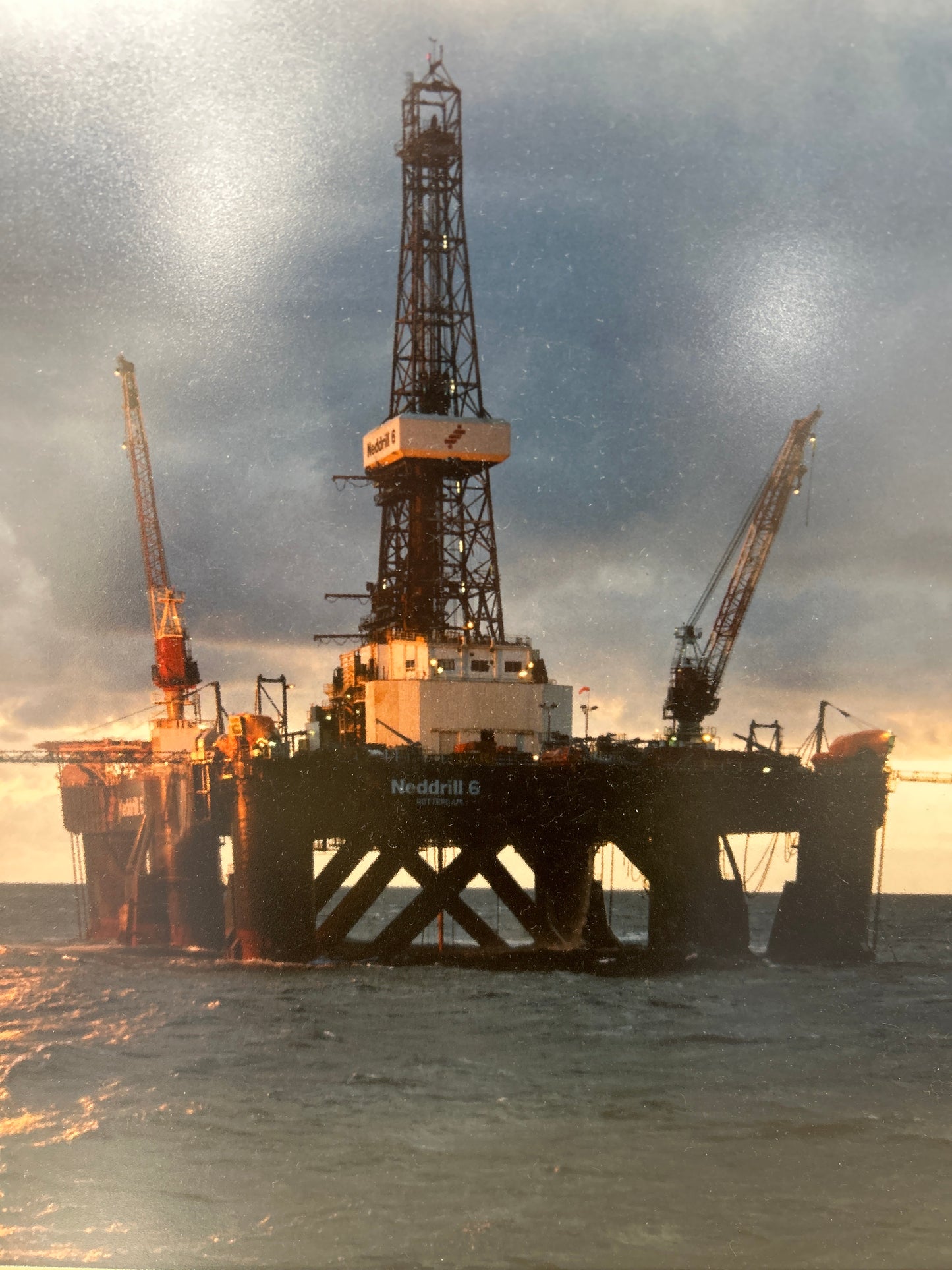 Britannia - Nedrill 6 Framed Photograph