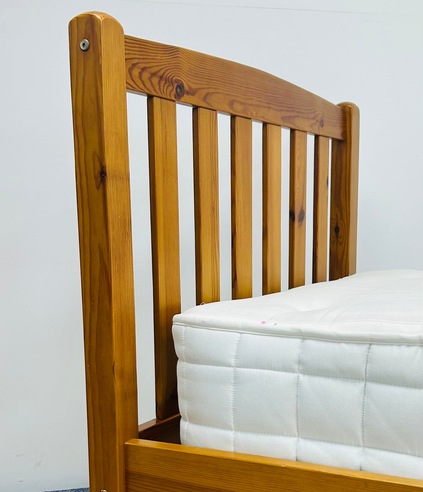 Single Pine Bed & Sanitised Mattress