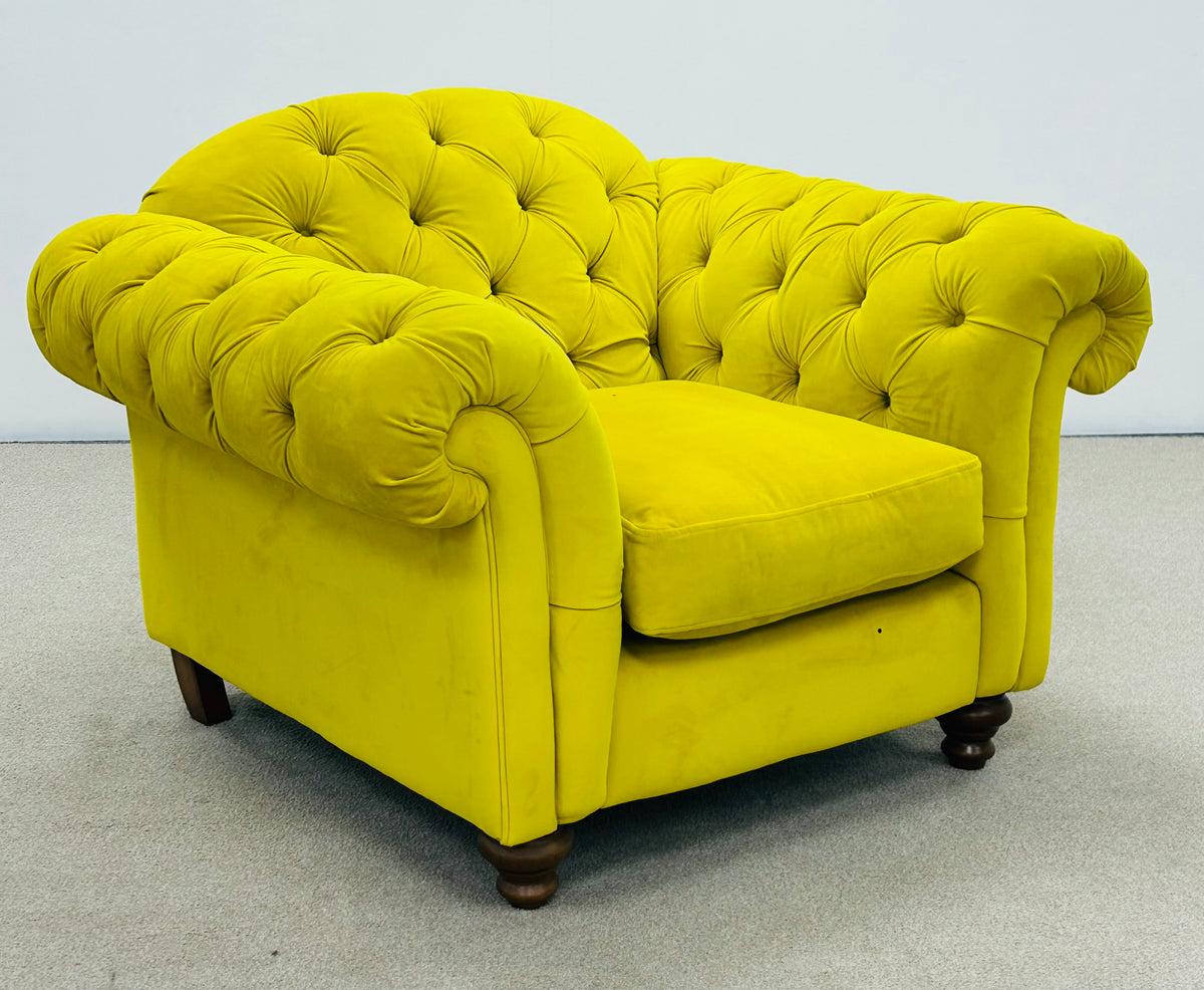 Windsor Velvet Armchair by Joules