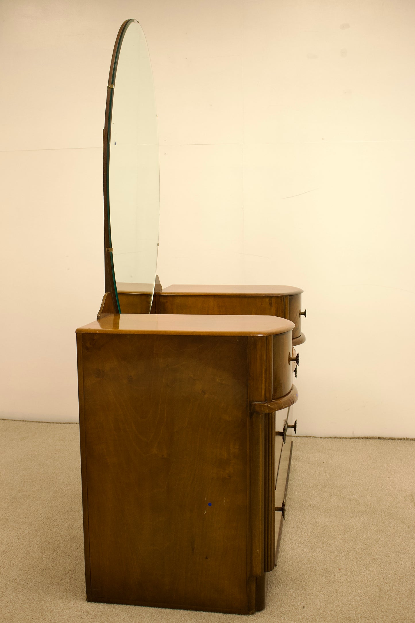 Vintage Dresser with Chest of Drawers