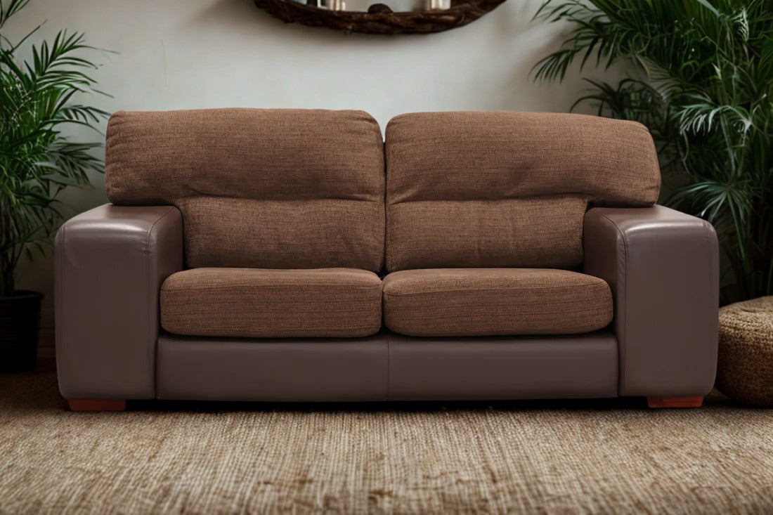 Brown Contrast Sofa
