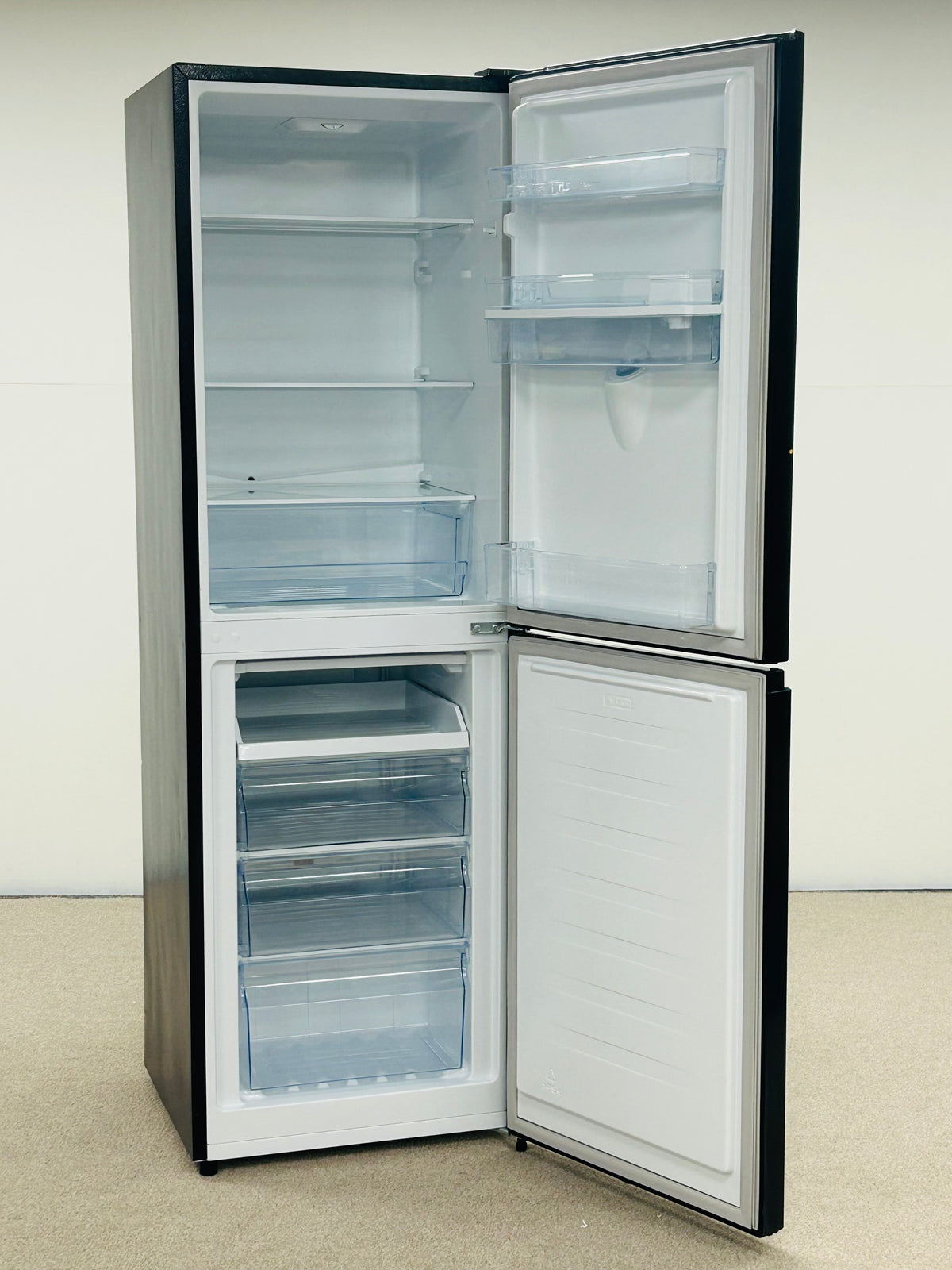 Black Fridge Freezer by Fridgemaster