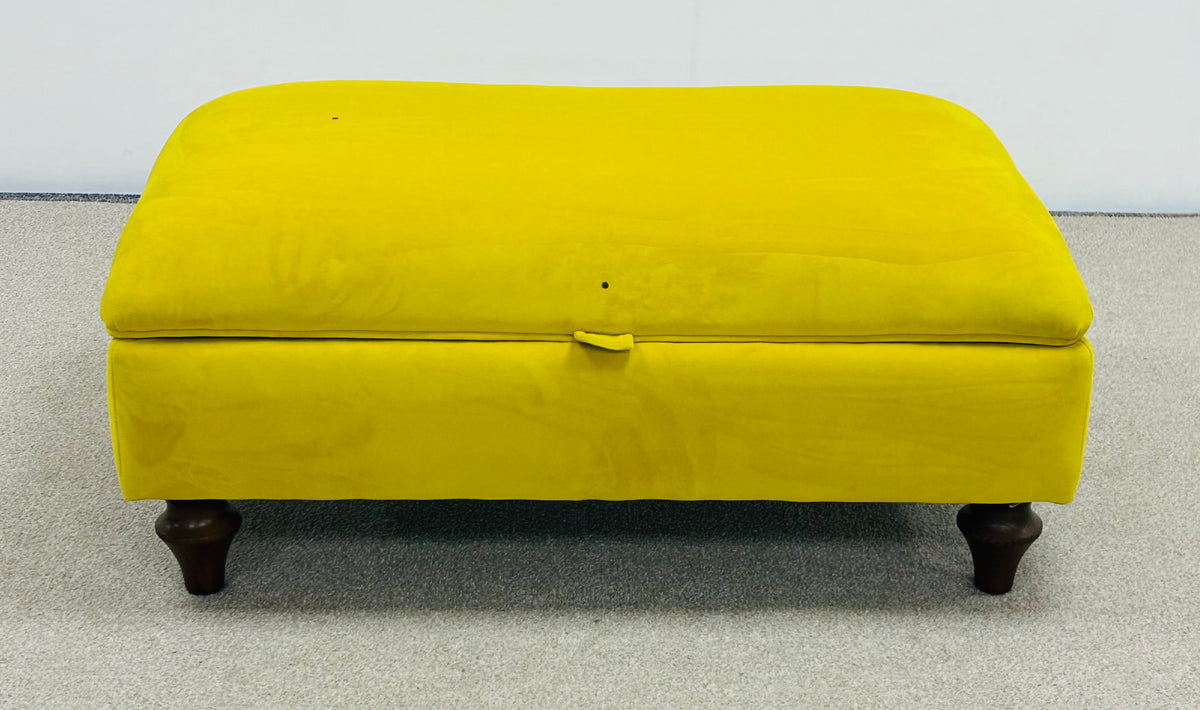 Windsor Velvet Footstool by Joules