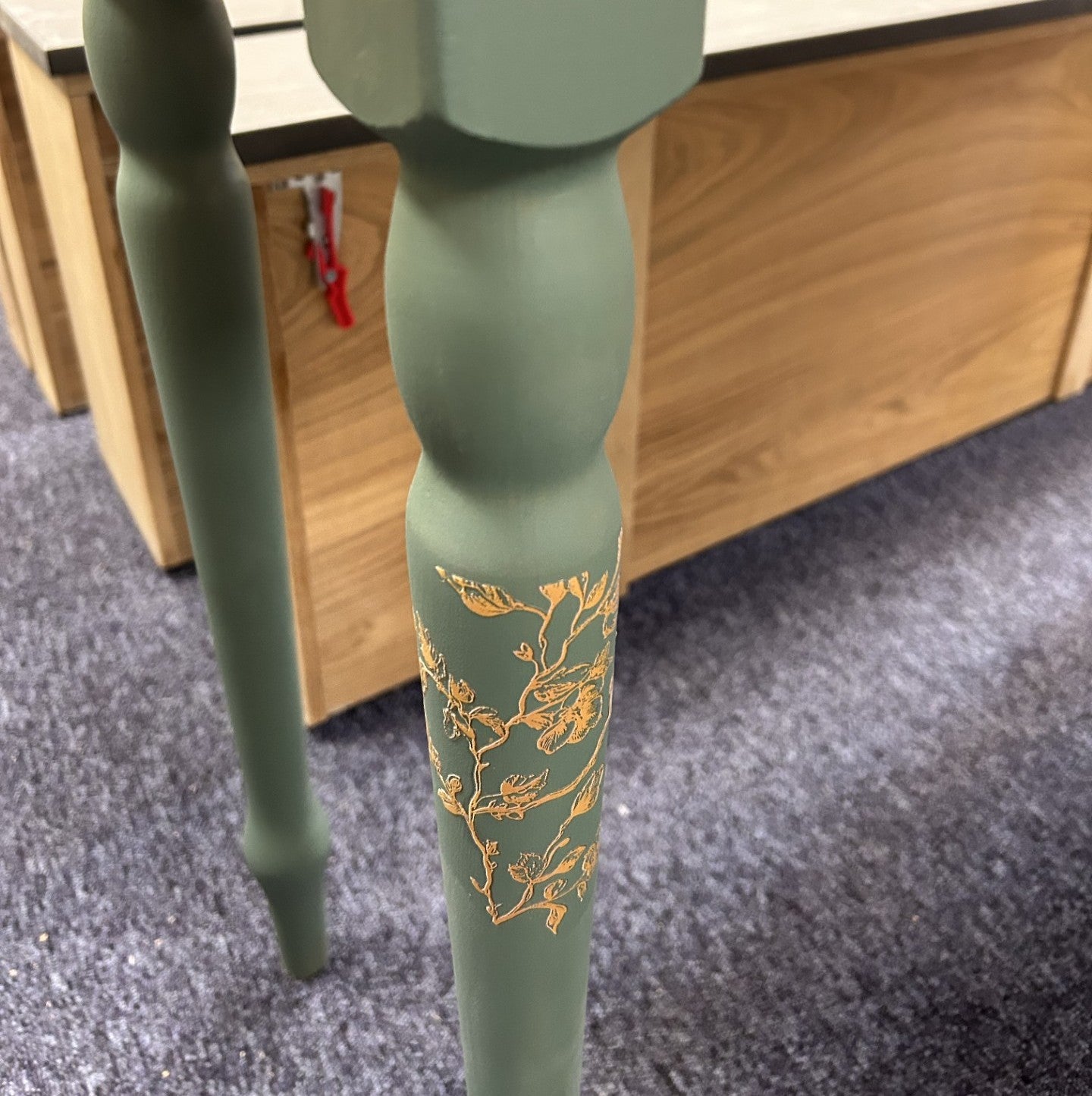 Woodland Themed Console Table by UPCYCLEinc