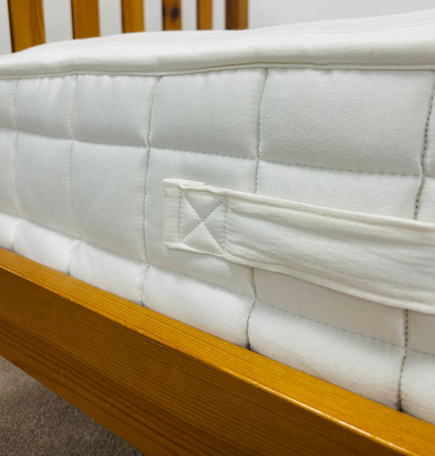 Single Pine Bed & Sanitised Mattress