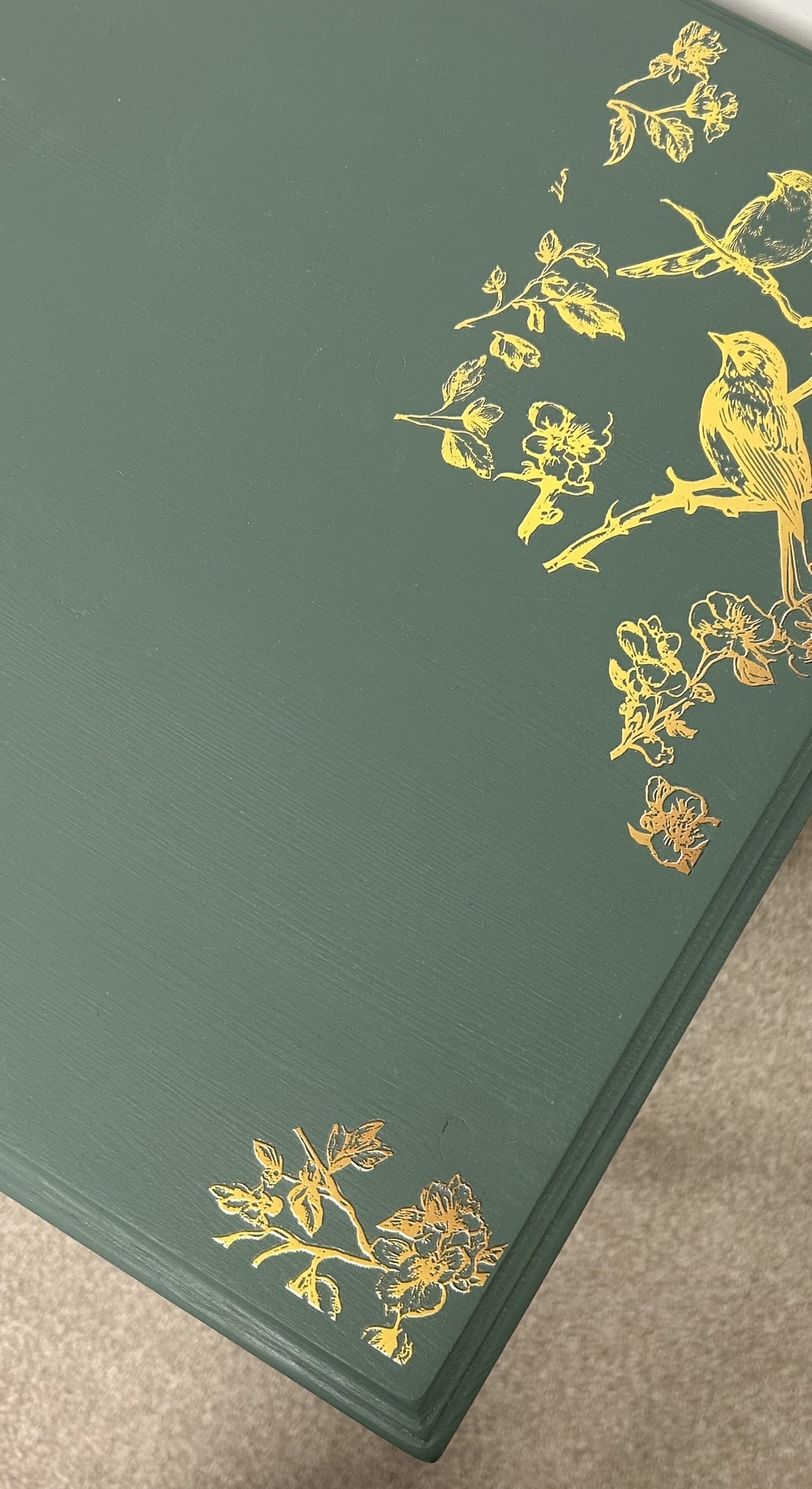 Woodland Themed Console Table by UPCYCLEinc