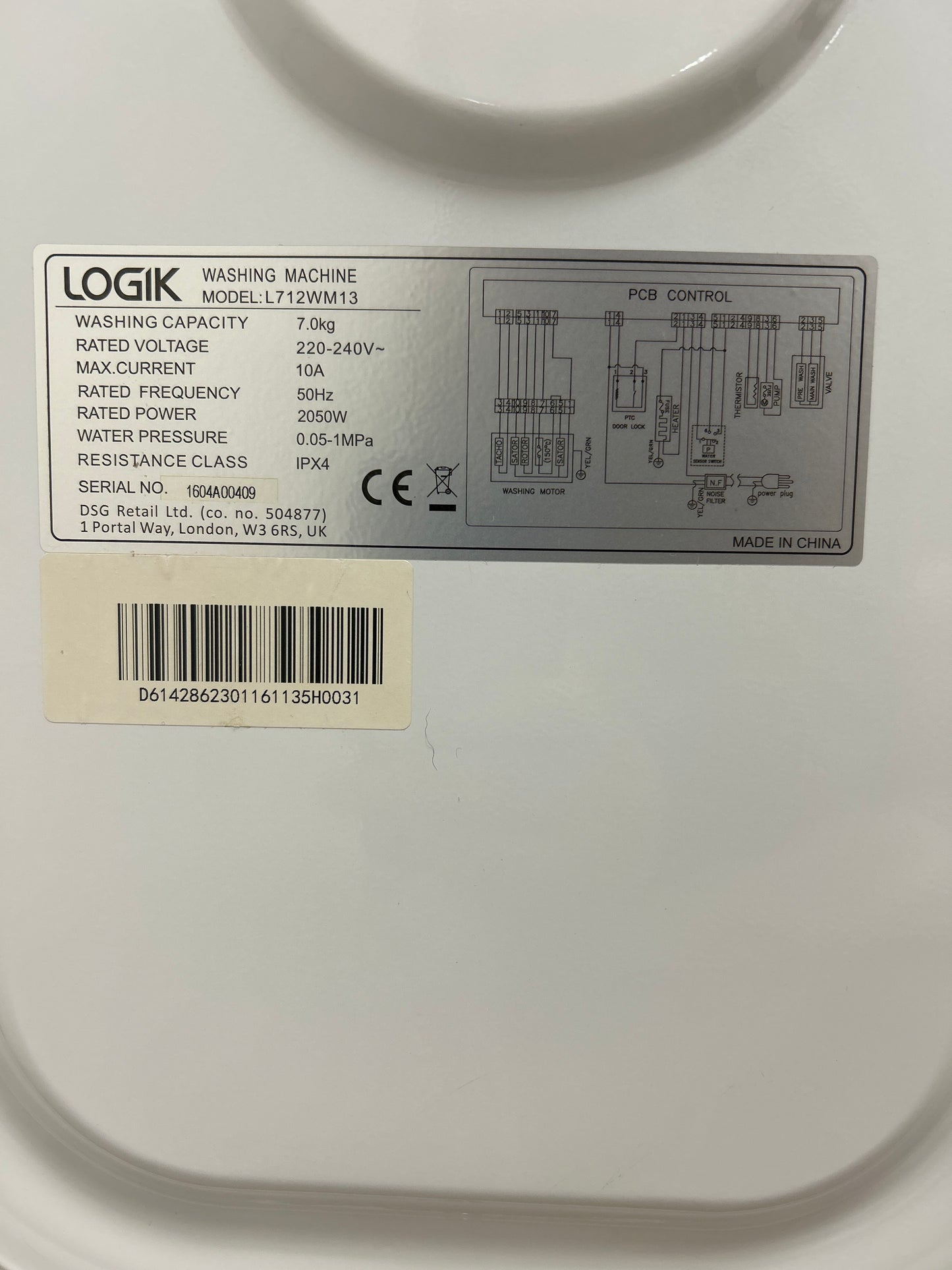 Washing Machine by Logik