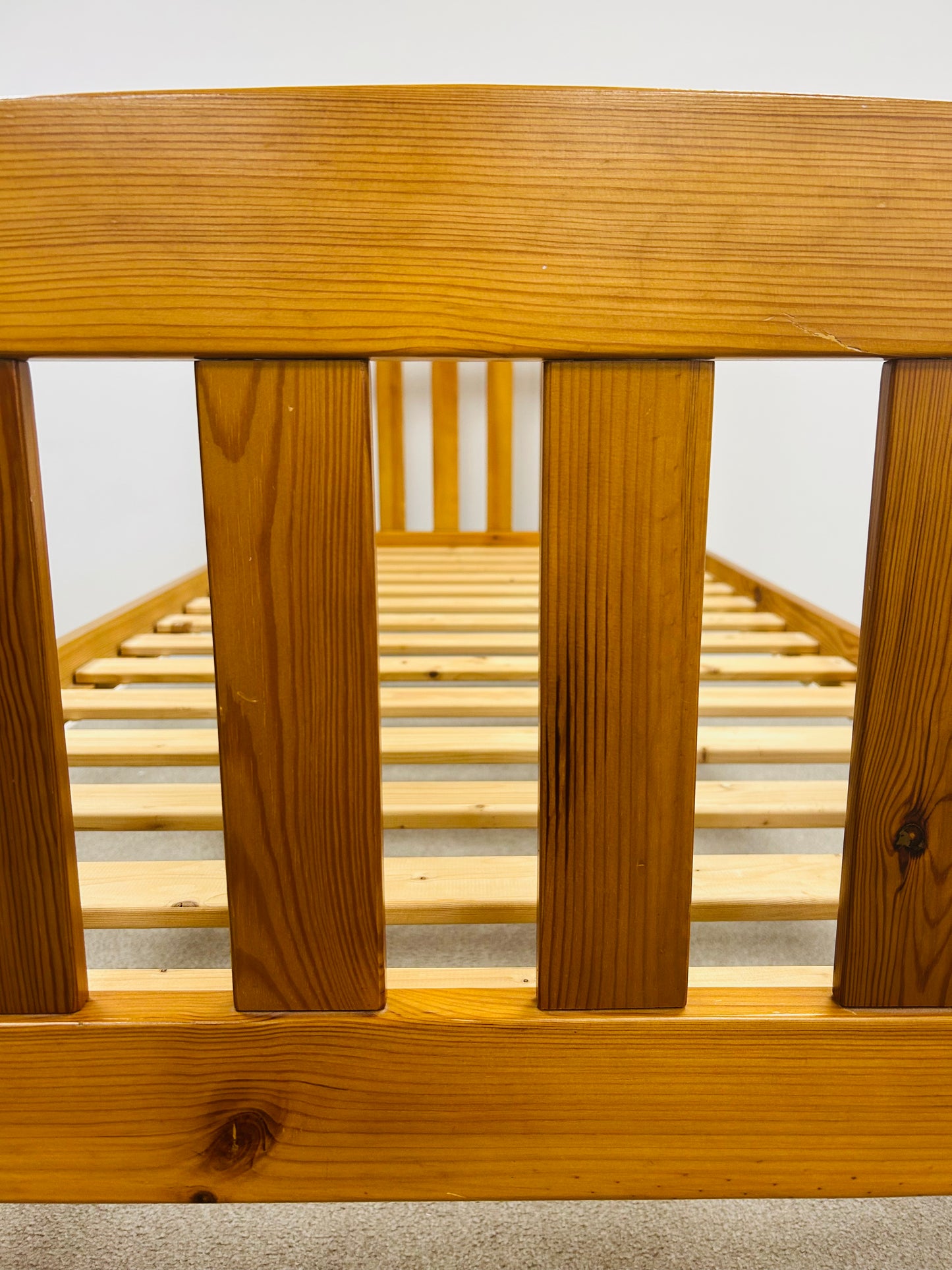 Single Pine Bed & Sanitised Mattress