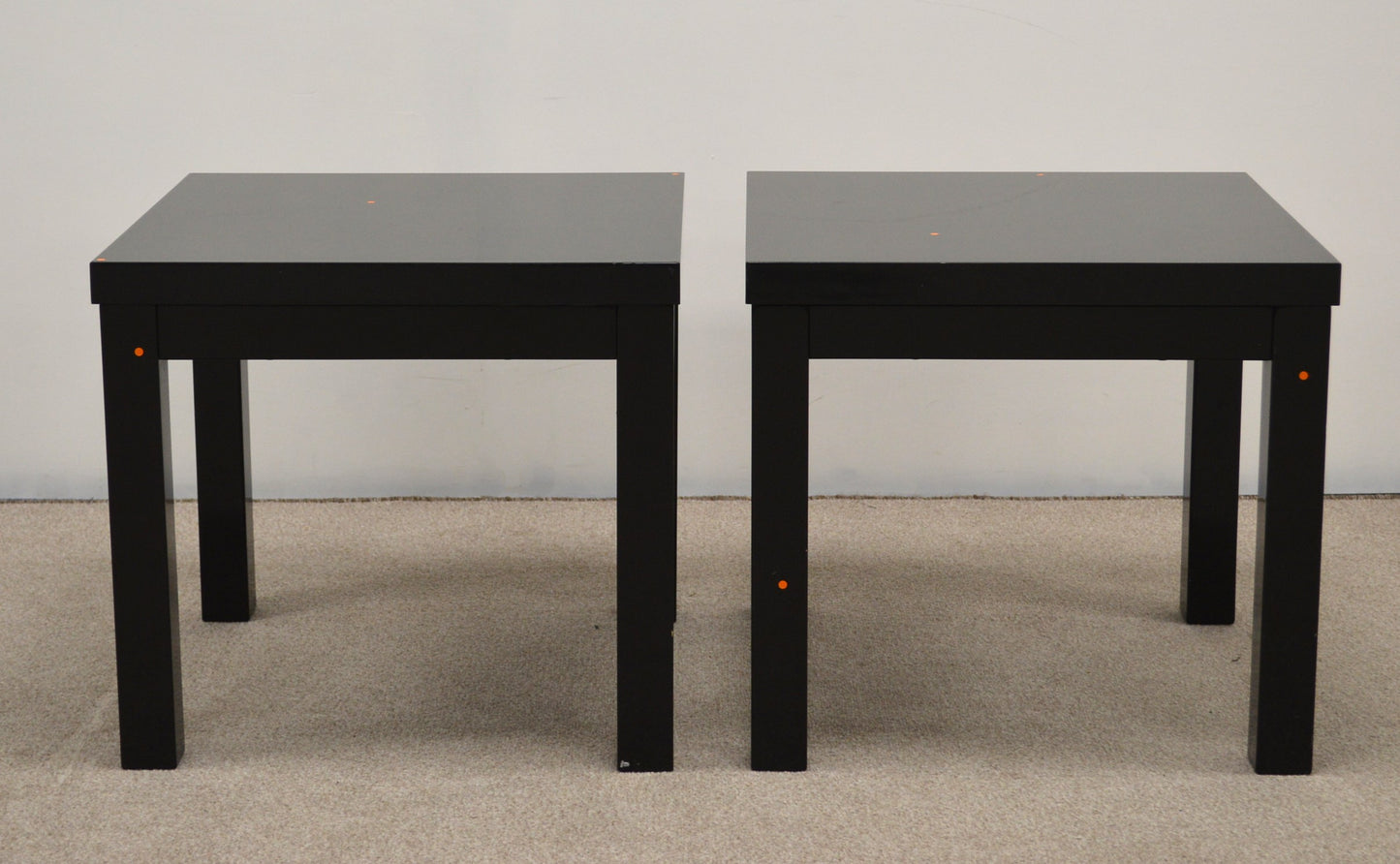 Black High Gloss Side Tables