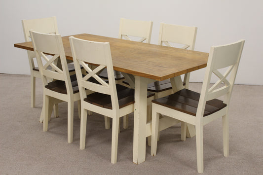 Oak Dining Table and 6 Chairs