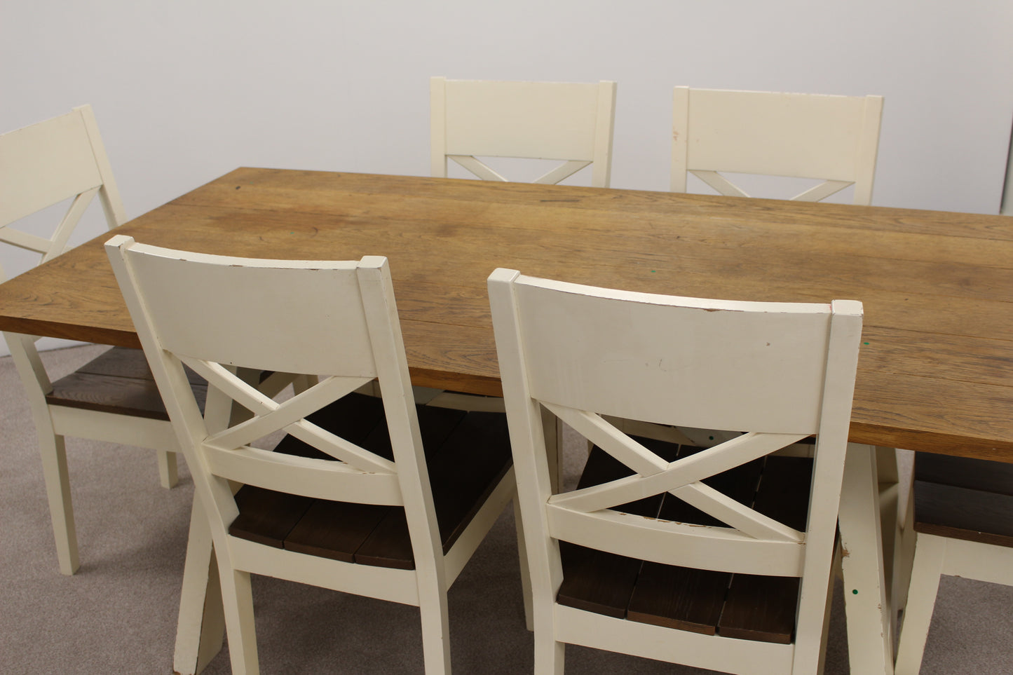 Oak Dining Table and 6 Chairs