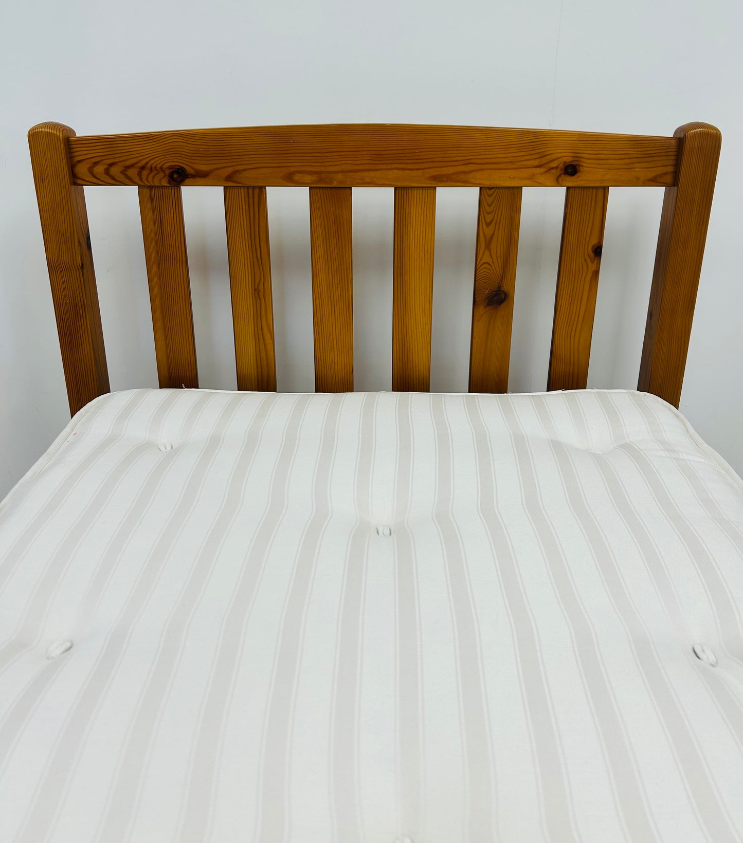 Single Pine Bed & Sanitised Mattress