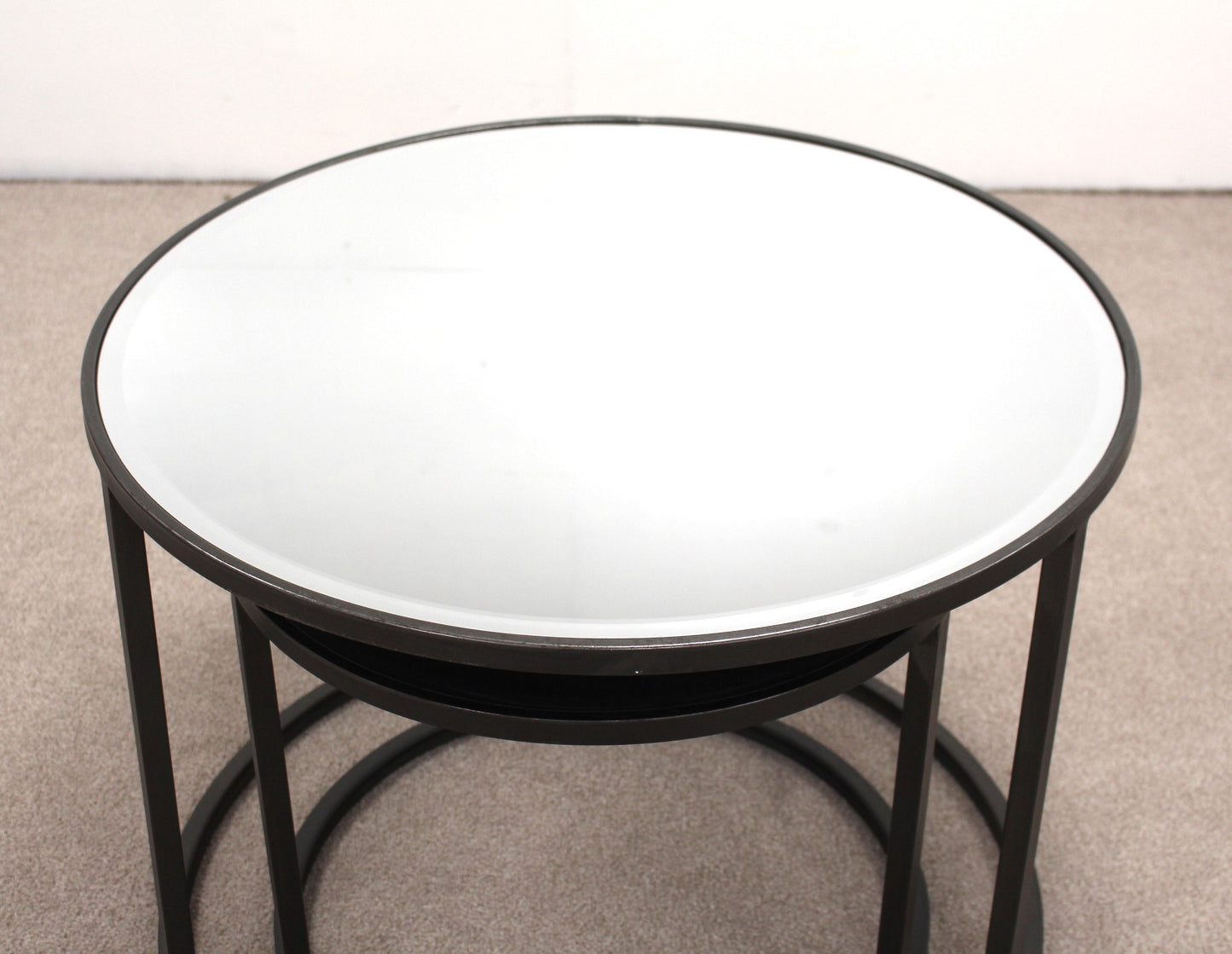 Mirrored Coffee Table Set