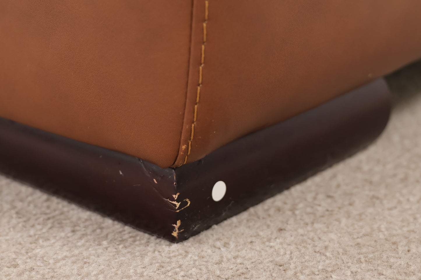 Brown Leather Sofa