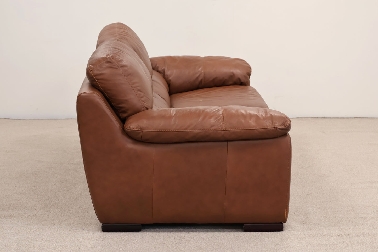Brown Leather Sofa