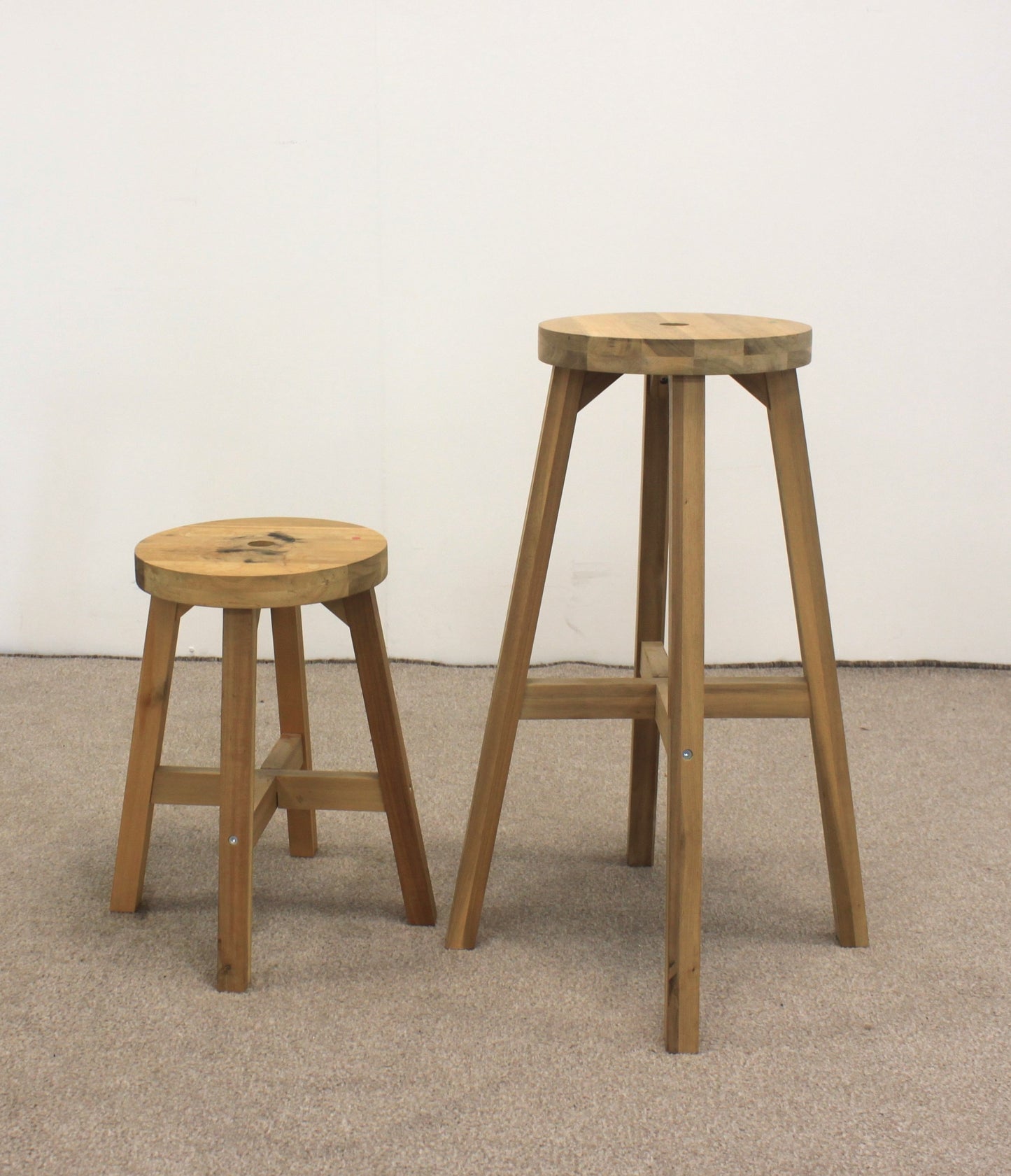 Wooden Stools by Ikea