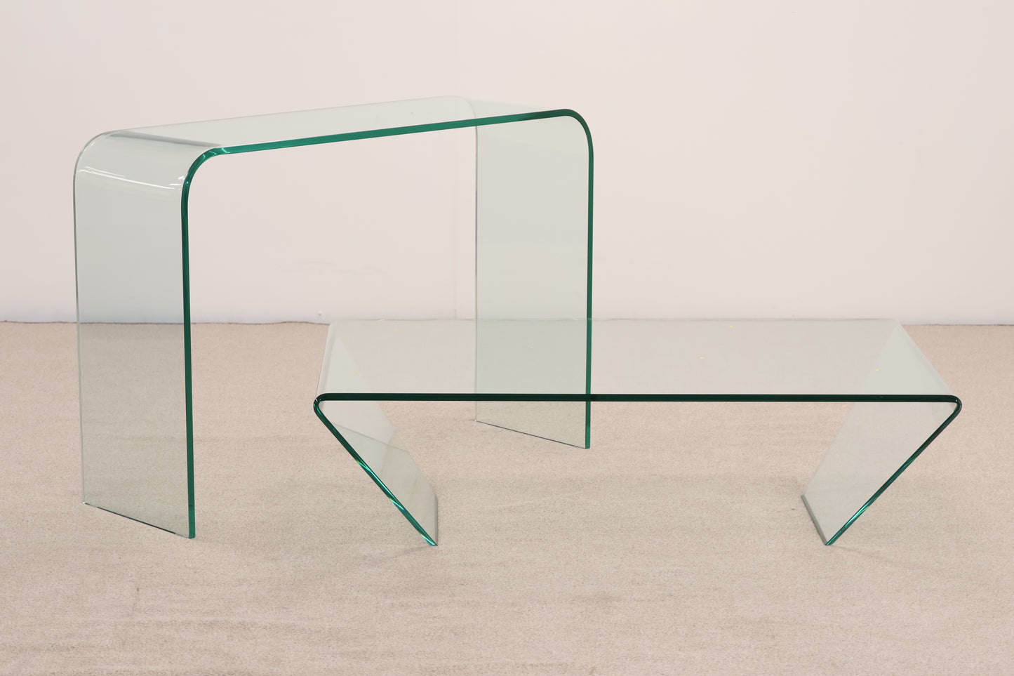 Glass and Console Table