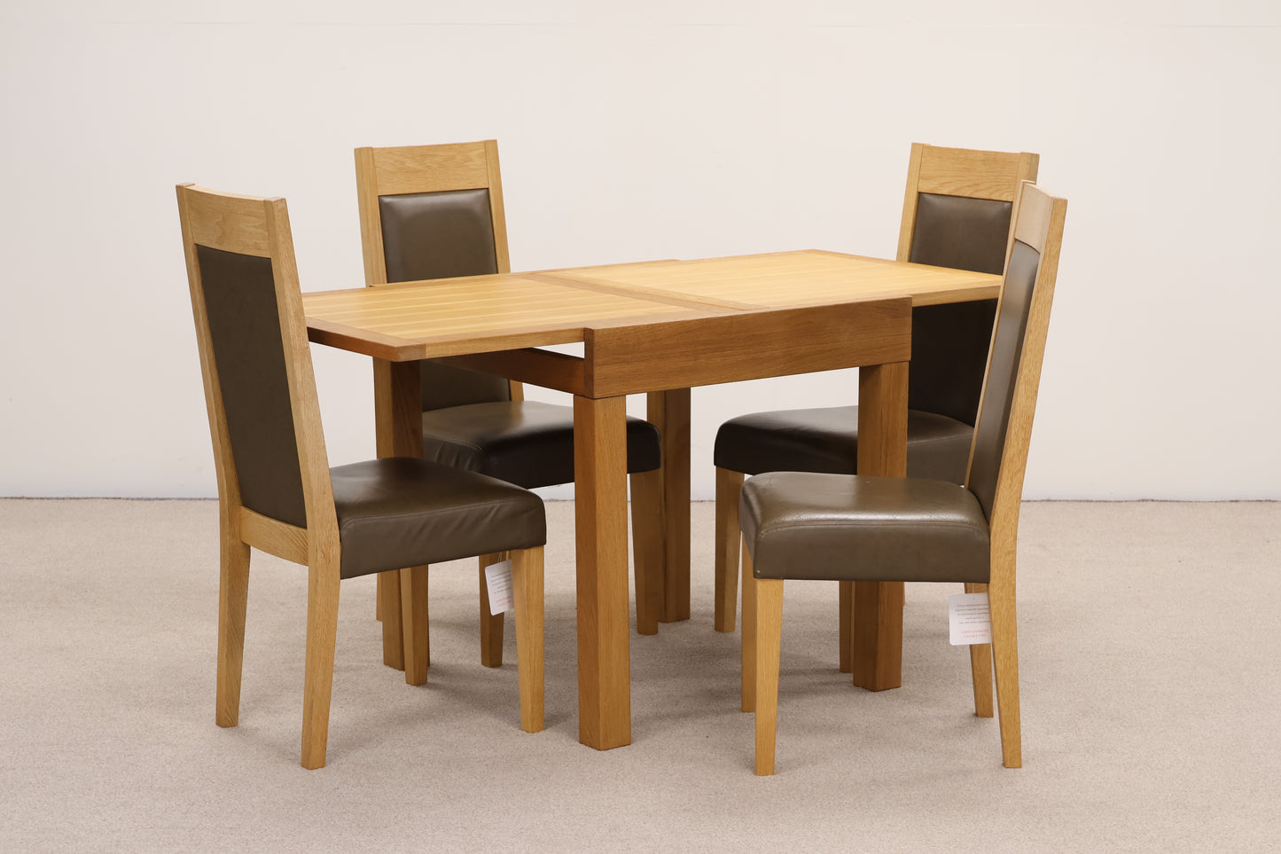 Extendable Oak Table and Chairs