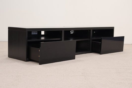 Black Gloss Tv Unit by Ikea