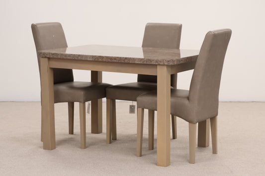 Marble Effect Dining Table