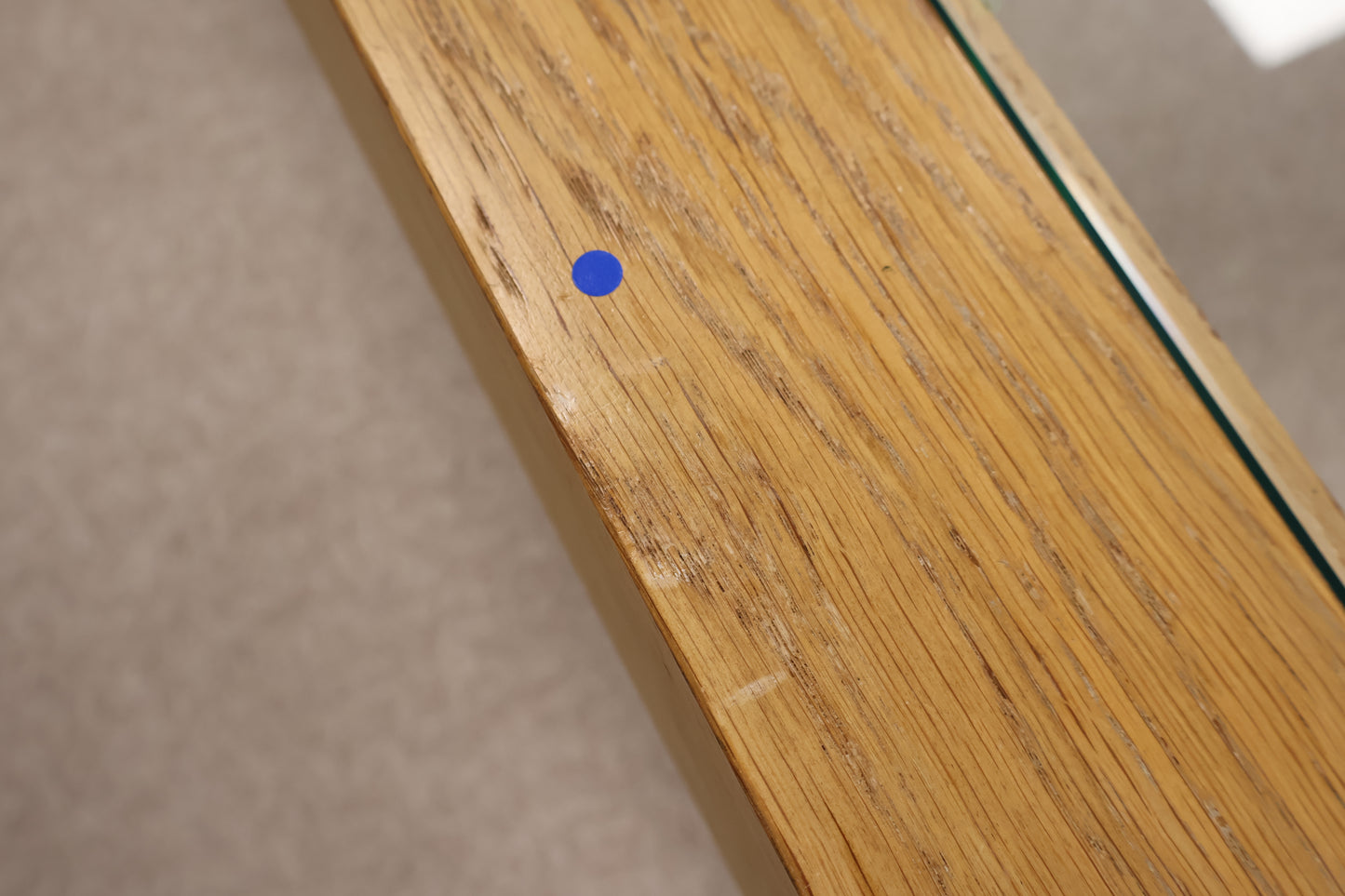 Oak and Glass Coffee Table