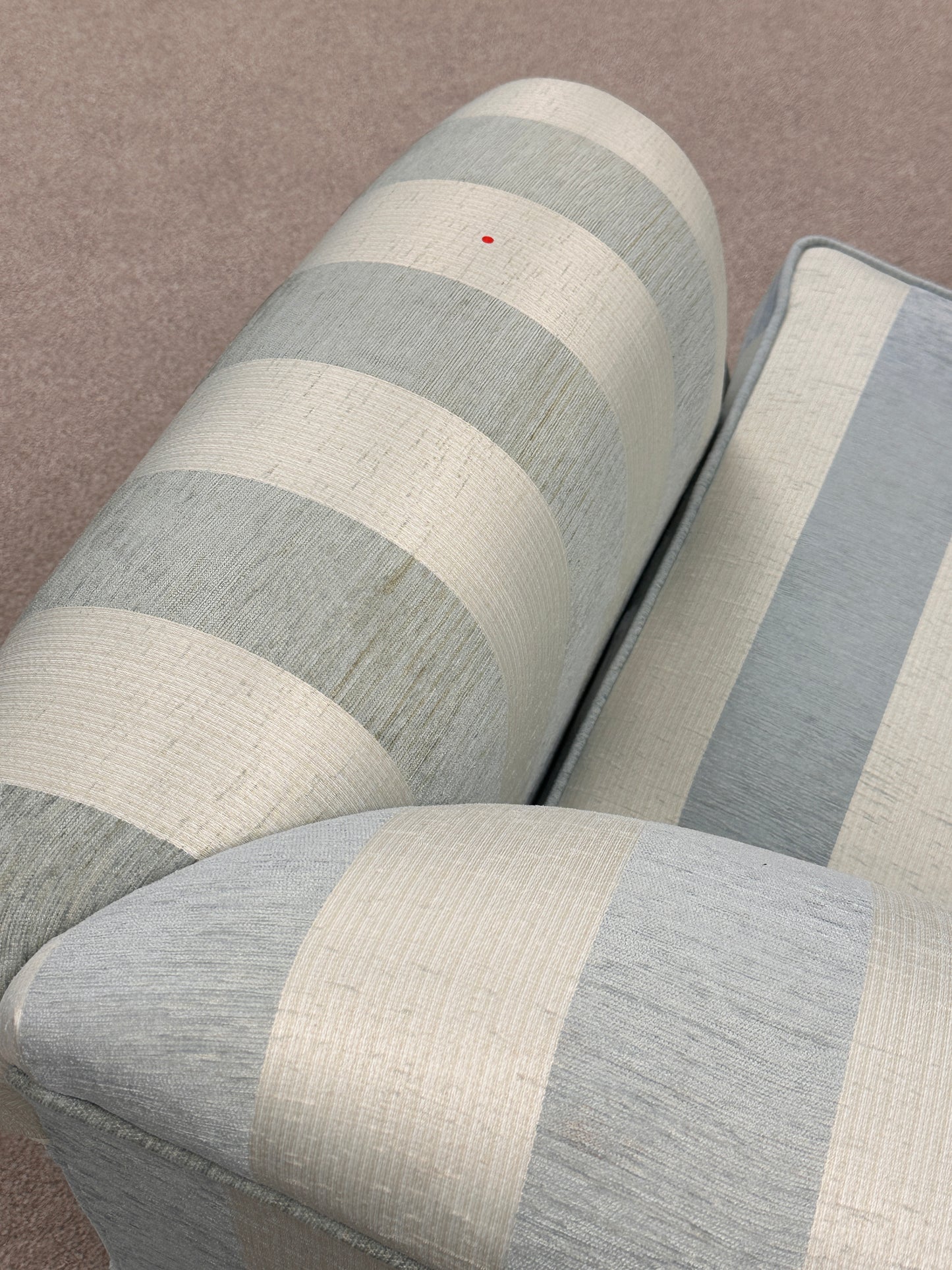 Traditional Striped Sofa