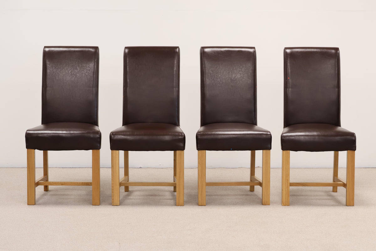Extendable Oak Dining Table & Chairs