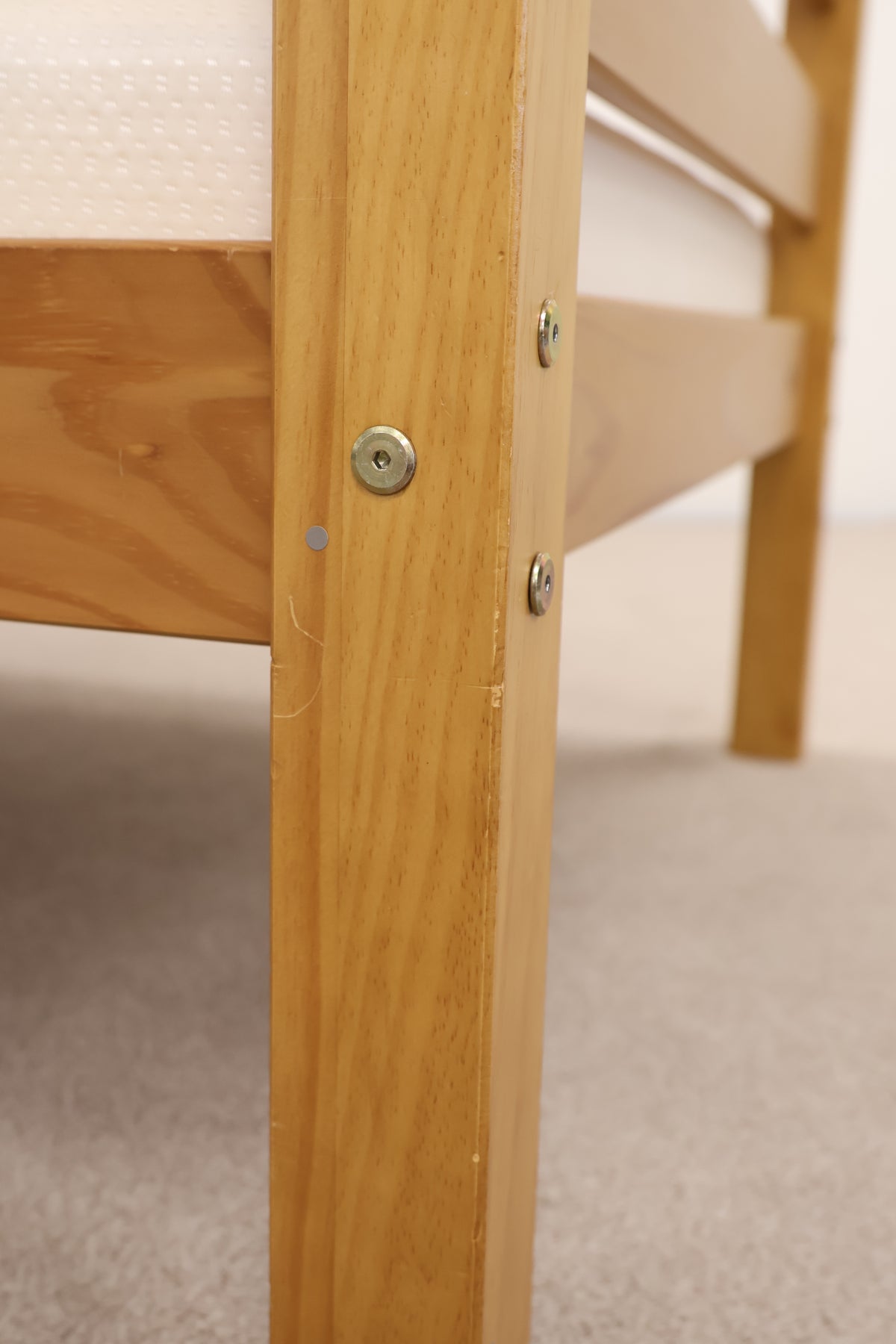 Pine Bunk Bed With Sanitised Mattresses