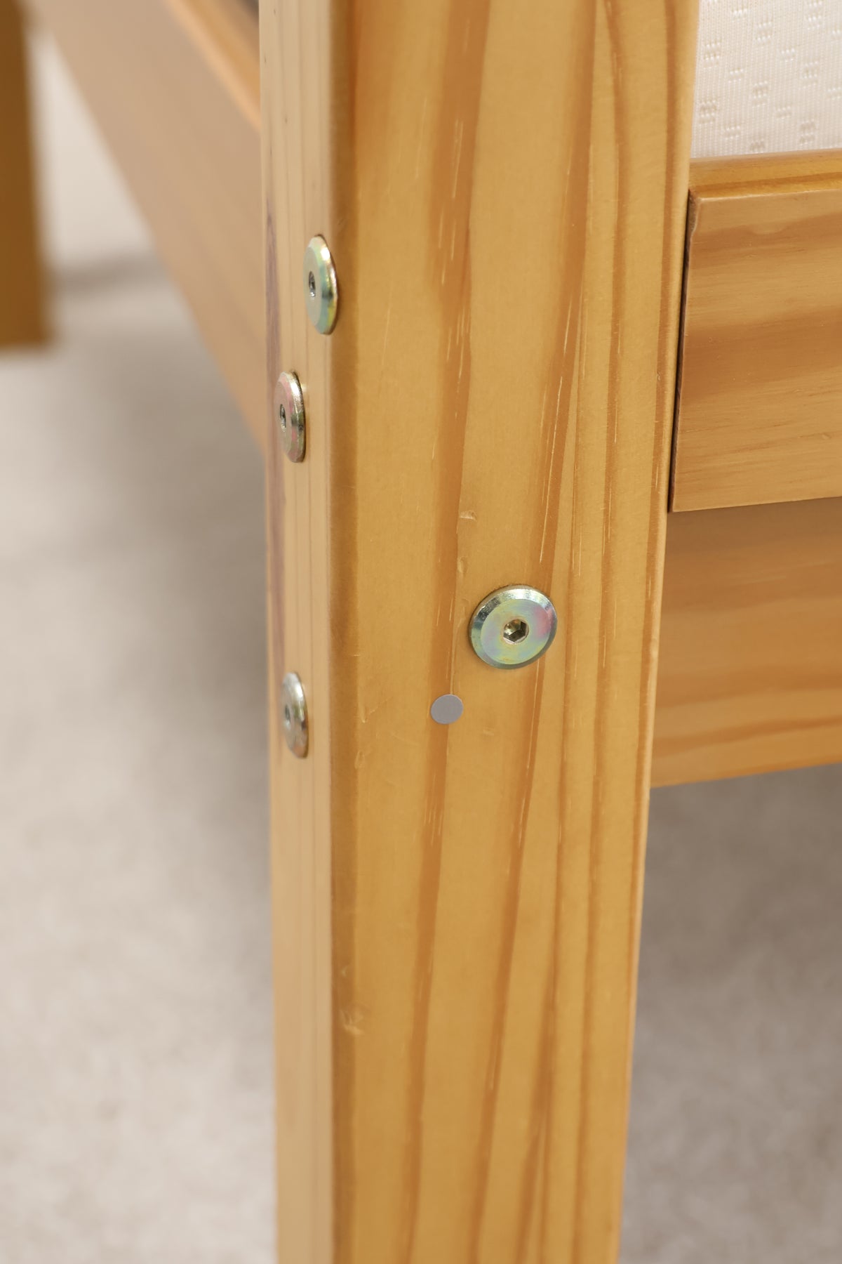 Pine Bunk Bed With Sanitised Mattresses
