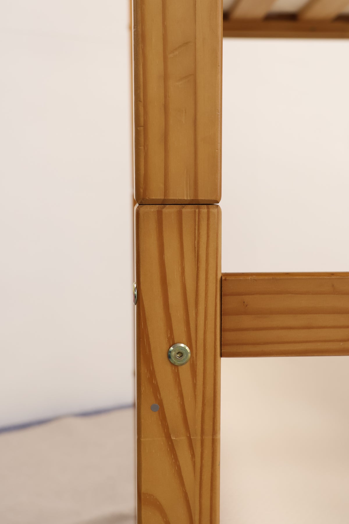 Pine Bunk Bed With Sanitised Mattresses