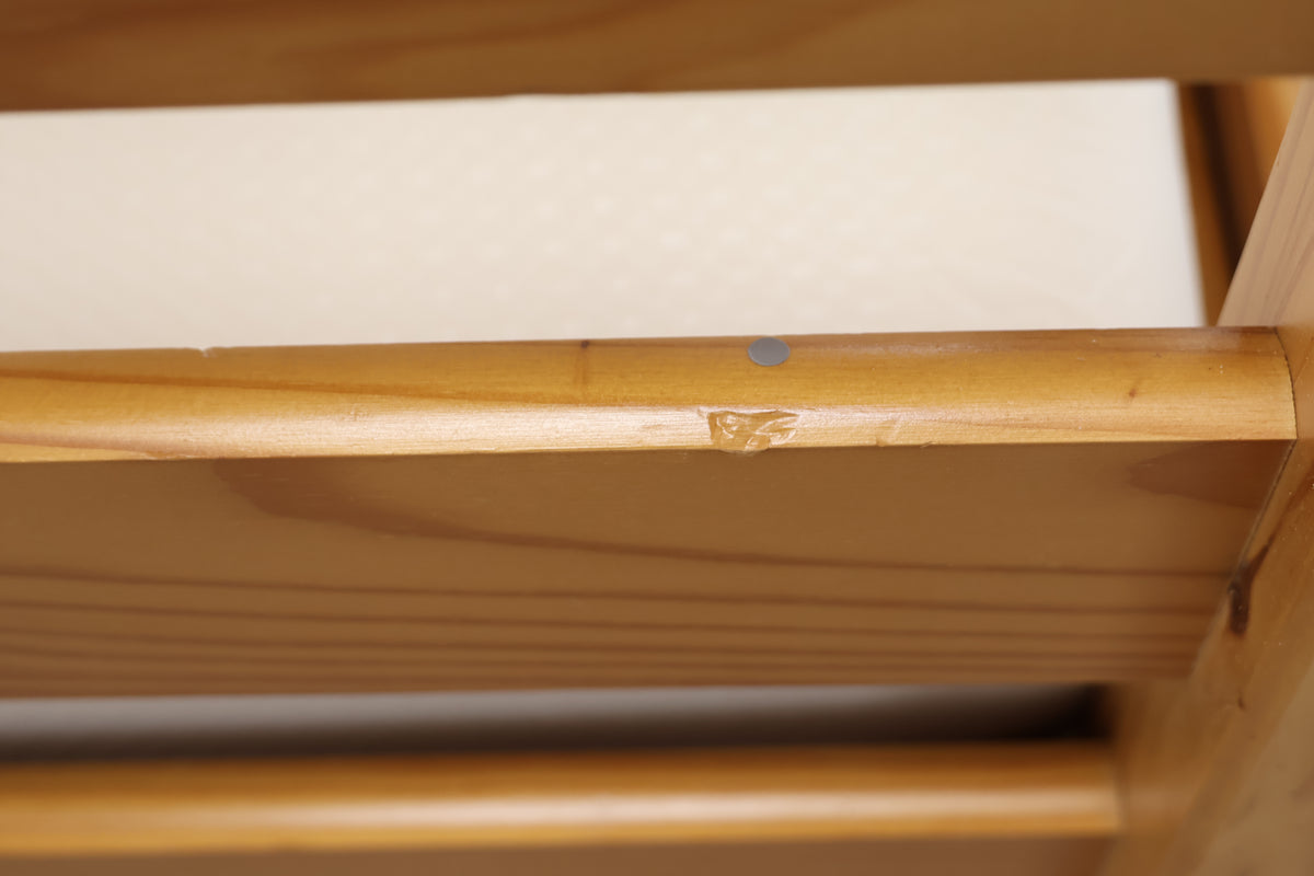 Pine Bunk Bed With Sanitised Mattresses